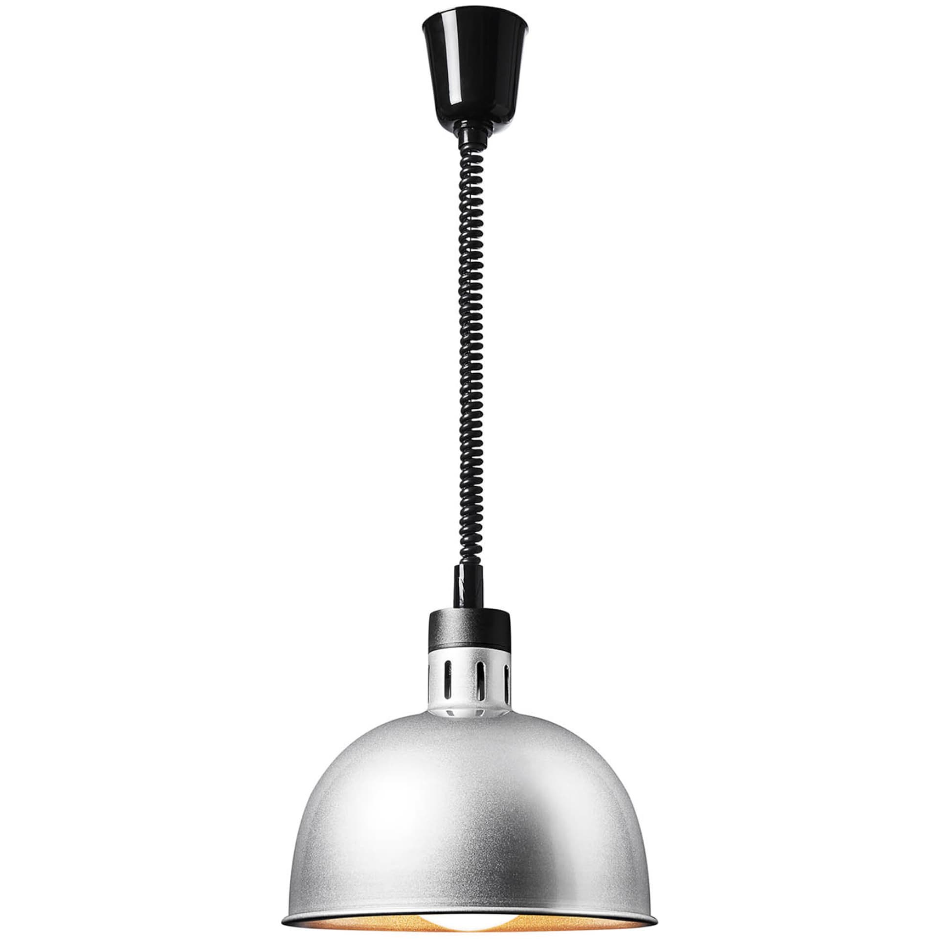 

Lampa grzewcza do potraw na podczerwień IR wisząca srebrna śr. 28.5 cm 250 W