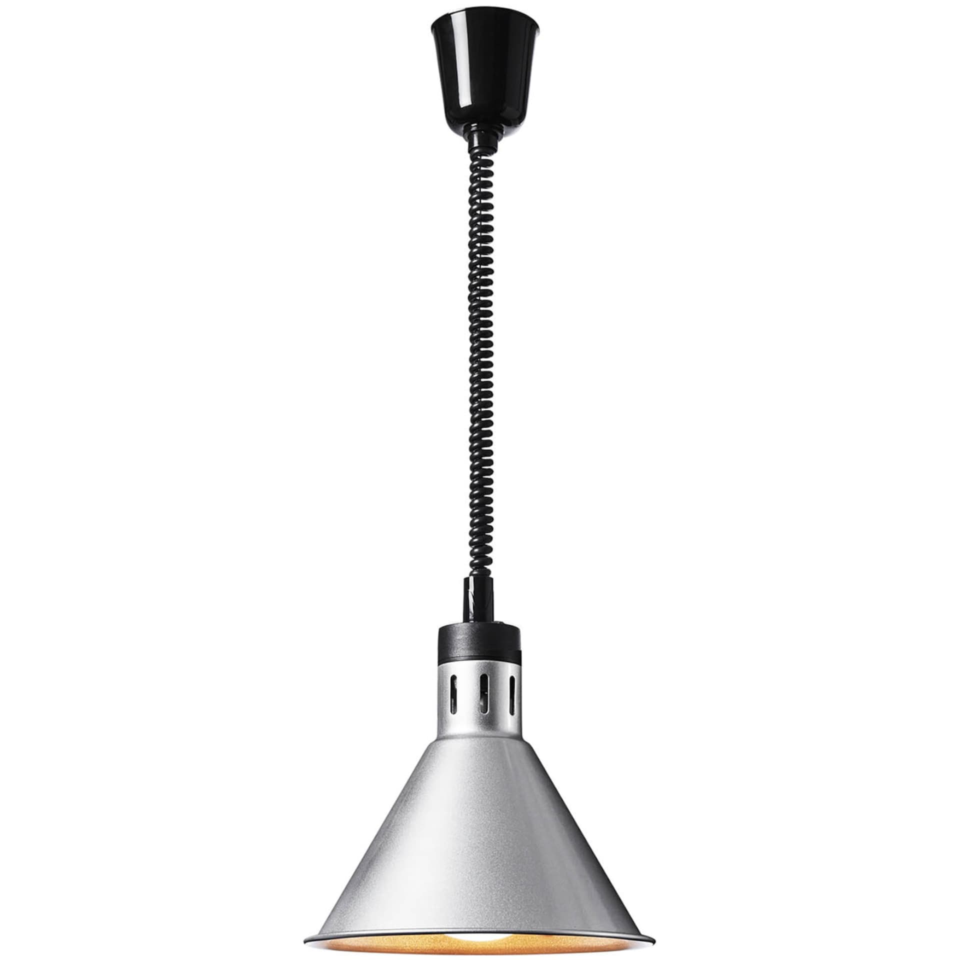 

Lampa grzewcza do potraw na podczerwień IR wisząca srebrna śr. 27.5 cm 250 W