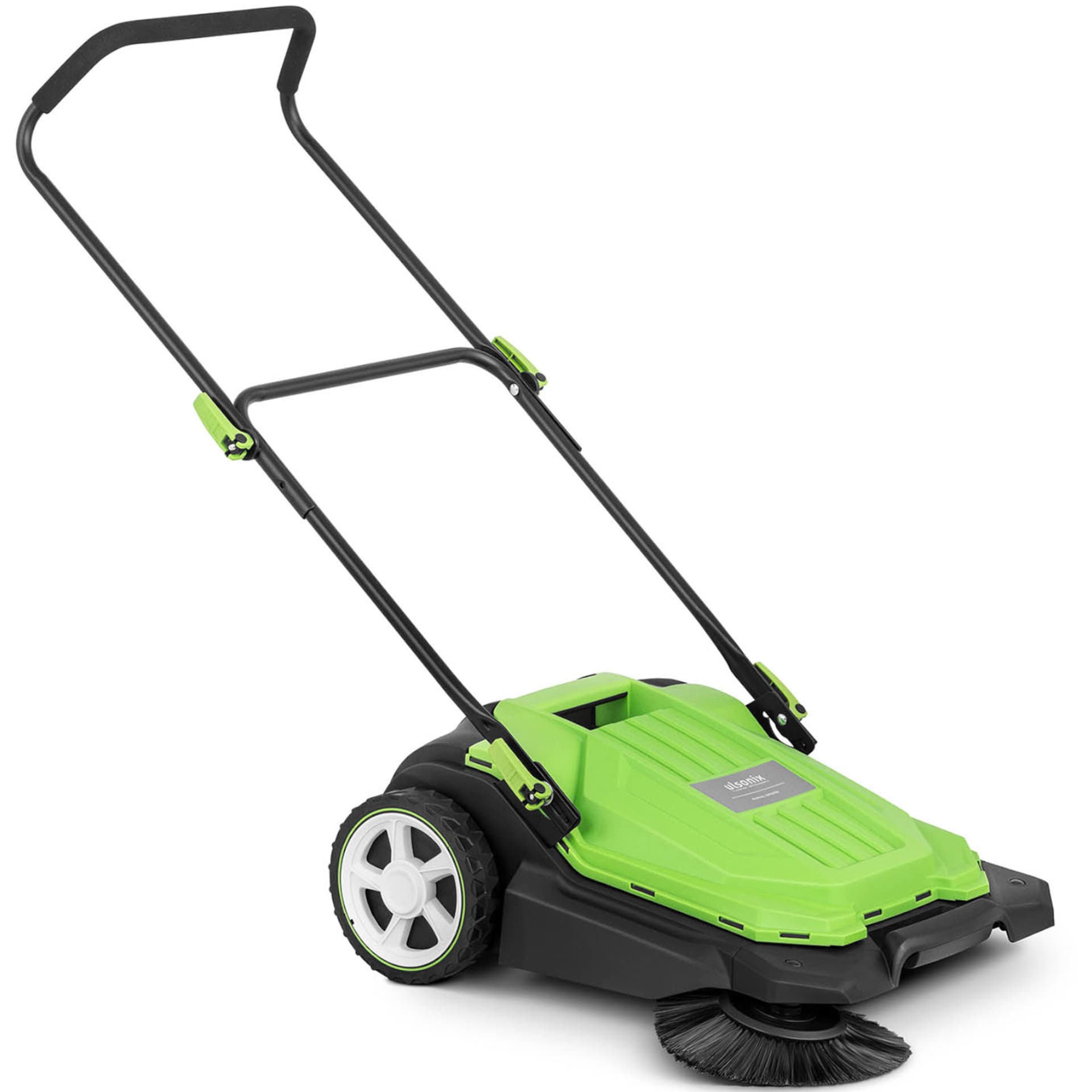

Zamiatarka ręczna magazynowa do piasku liści kostki 1 szczotka 20 l 55 cm