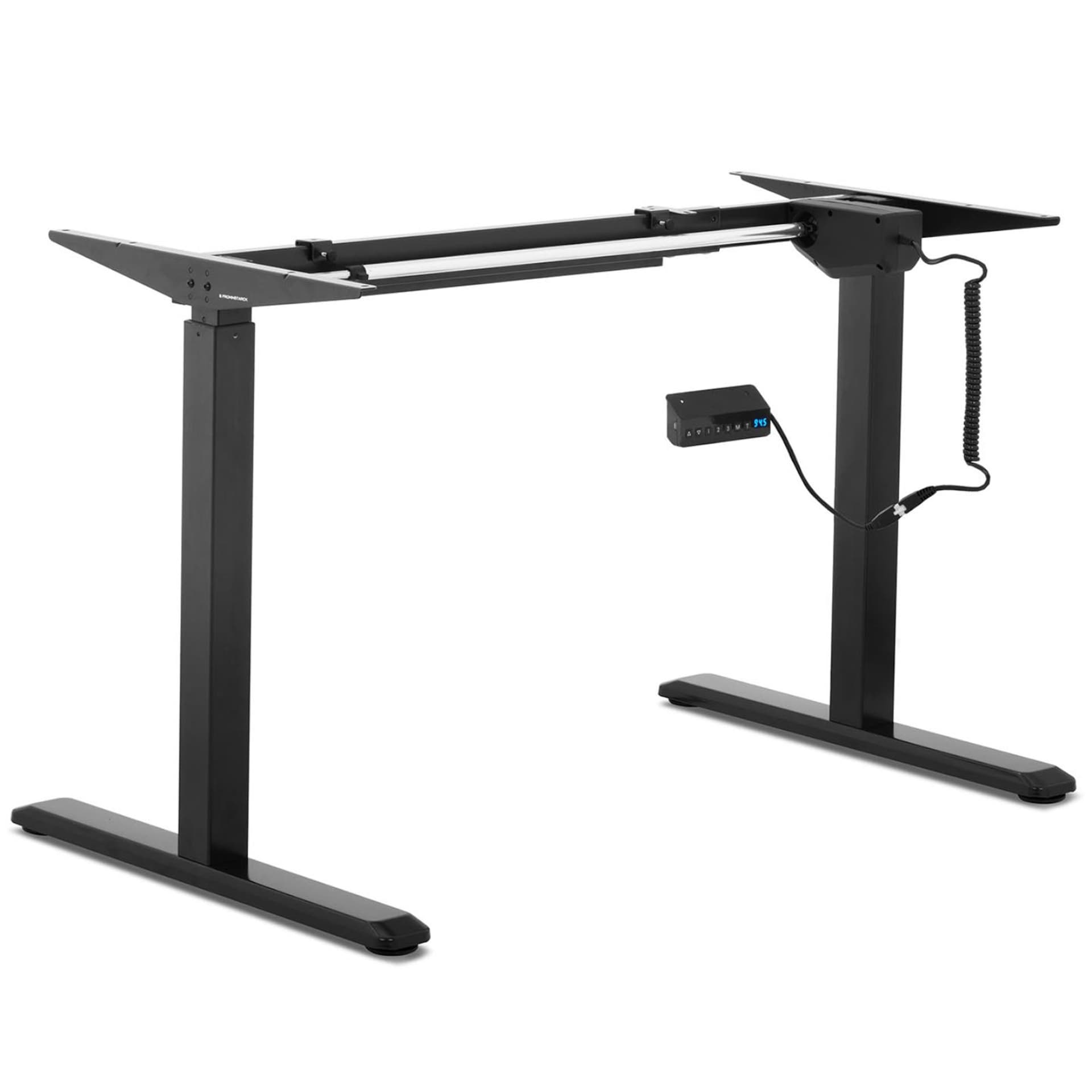 

Stelaż rama biurka z elektryczną regulacją wysokości 73-123 cm do 80 kg CZARNY