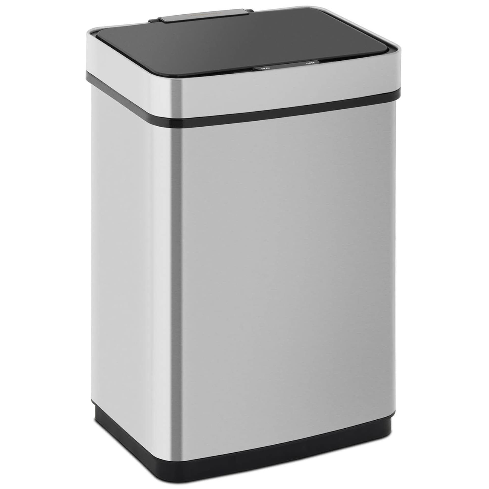 

Kosz na śmieci automatyczny bezdotykowy prostokątny z czujnikiem ruchu 30 cm 50 l
