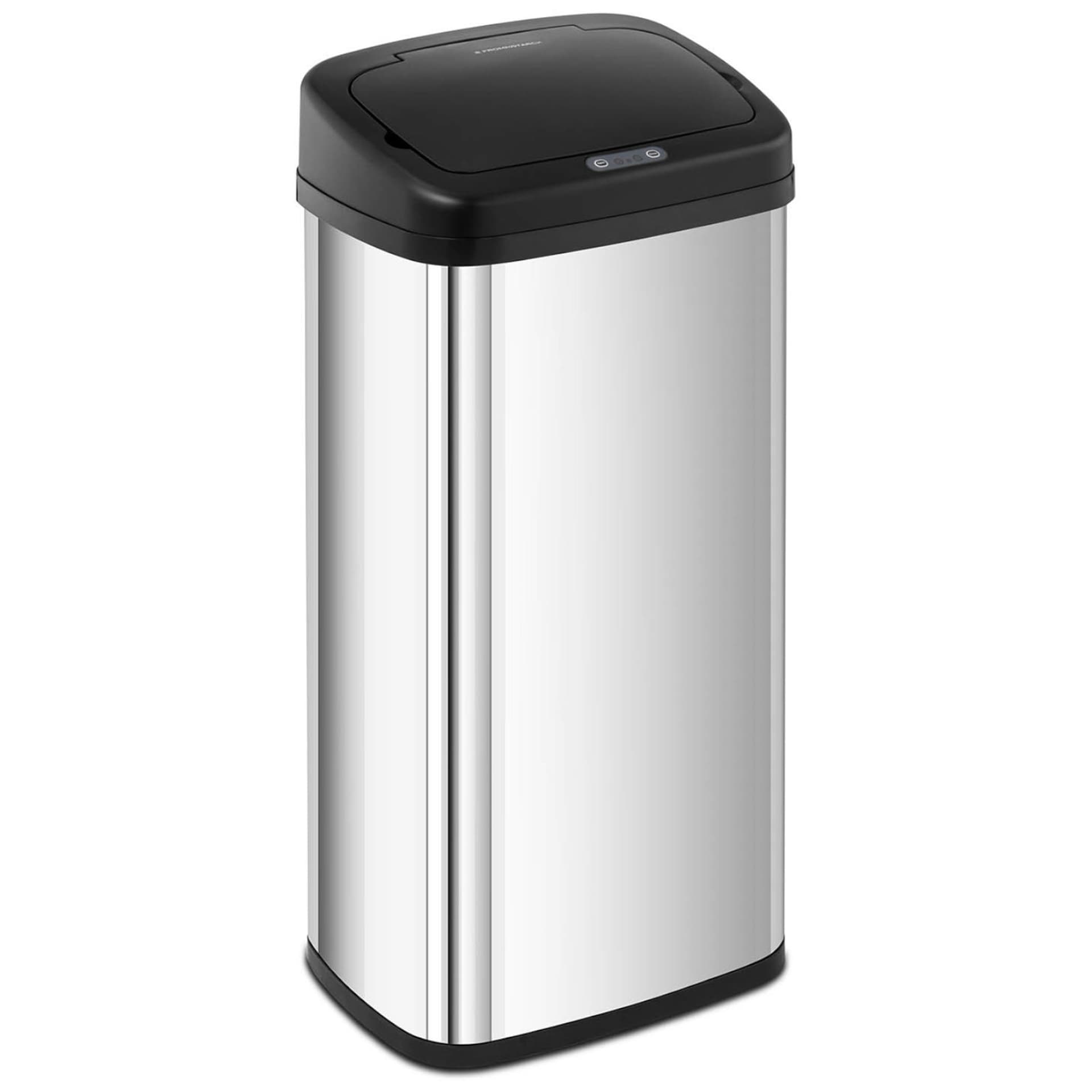 

Kosz na śmieci automatyczny bezdotykowy prostokątny z czujnikiem ruchu 30 cm 40 l
