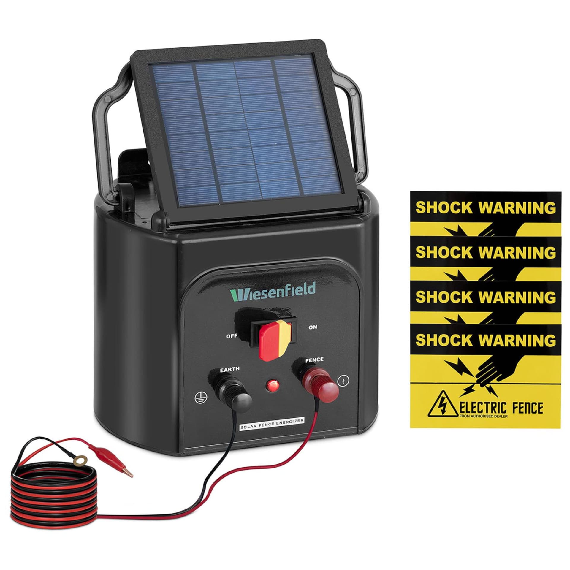 

Elektryzator pastuch solarny do ogrodzeń elektrycznych do 15 km 0.8 J