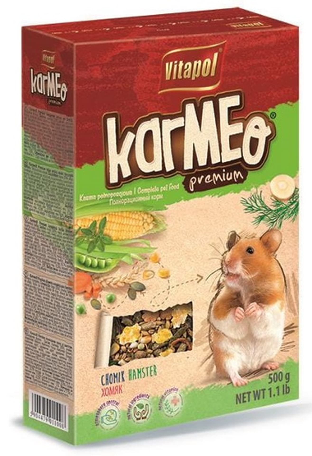 

VITAPOL Pokarm pełnowartościowy dla chomika 500g
