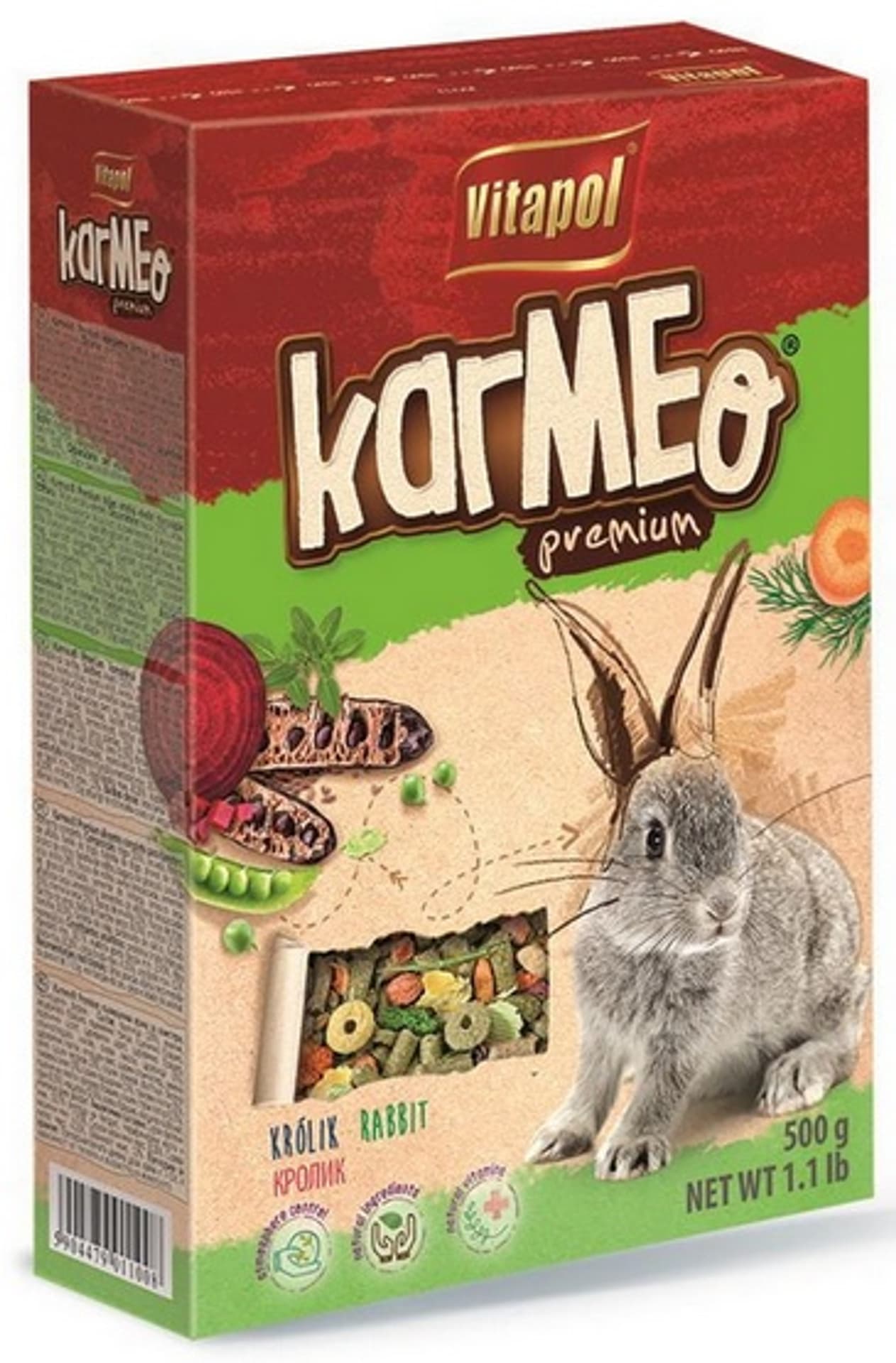 

VITAPOL Pokarm pełnowartościowy dla królika 500g