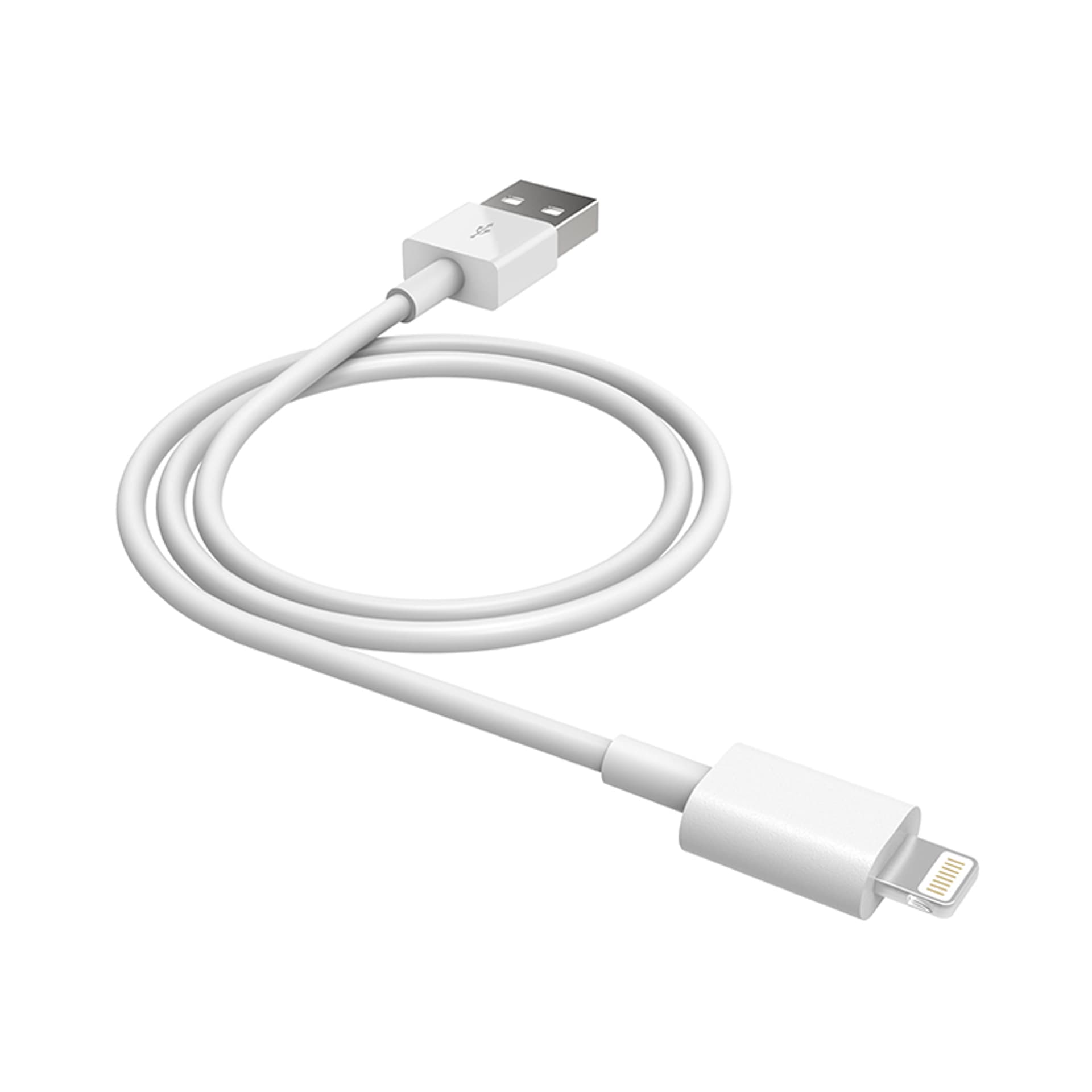 

PURO Plain - Kabel połączeniowy USB Apple złącze Lightning certyfikat MFi 1m (biały)