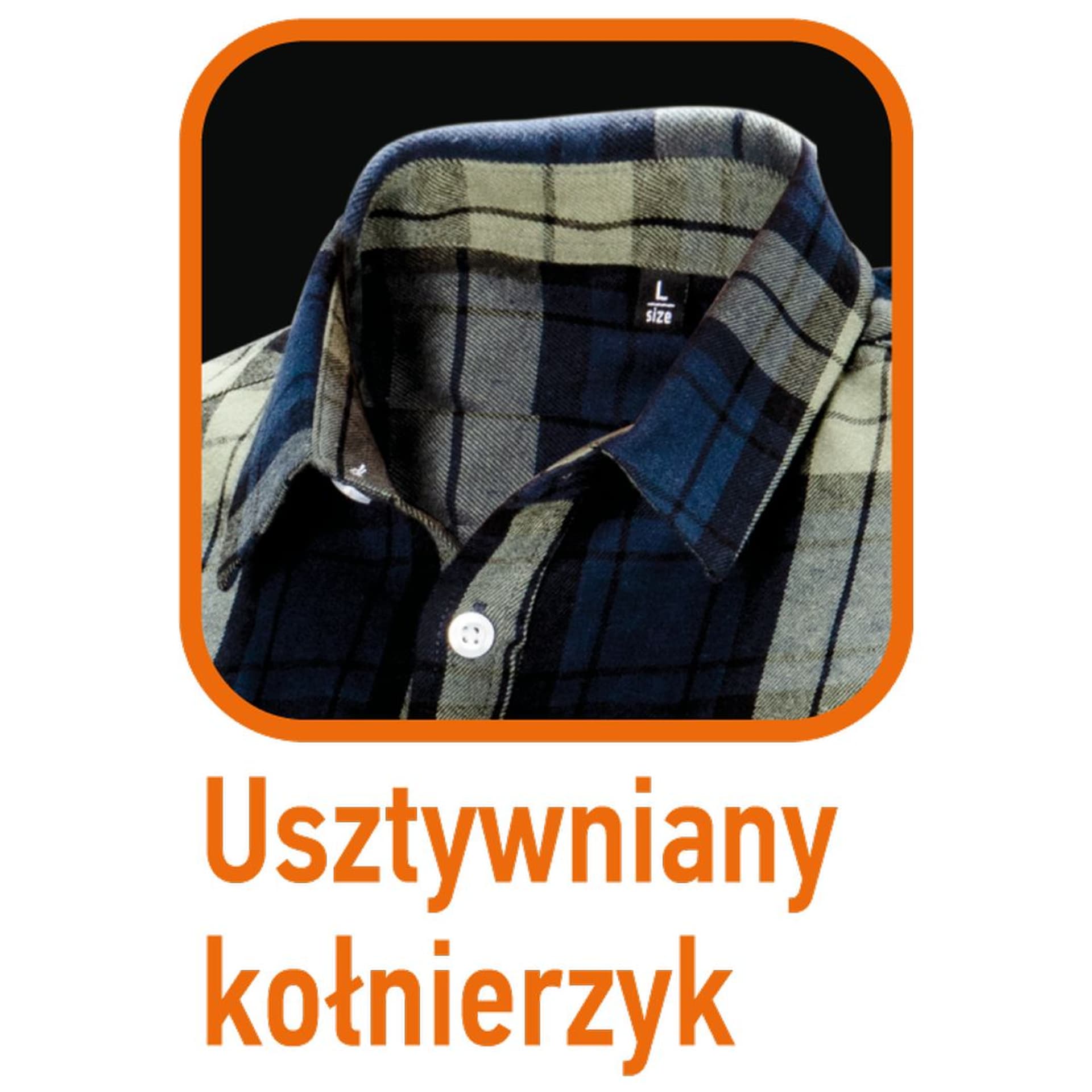 

Koszula flanelowa granatowo-oliwkowo-czarna, rozmiar L