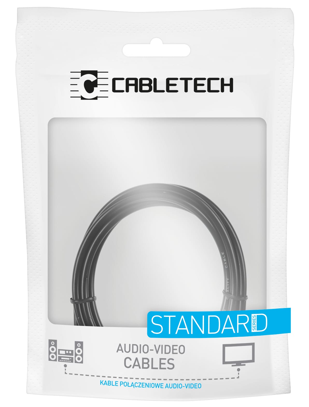 Kabel Jack 3.5-2RCA 5m Cabletech standard