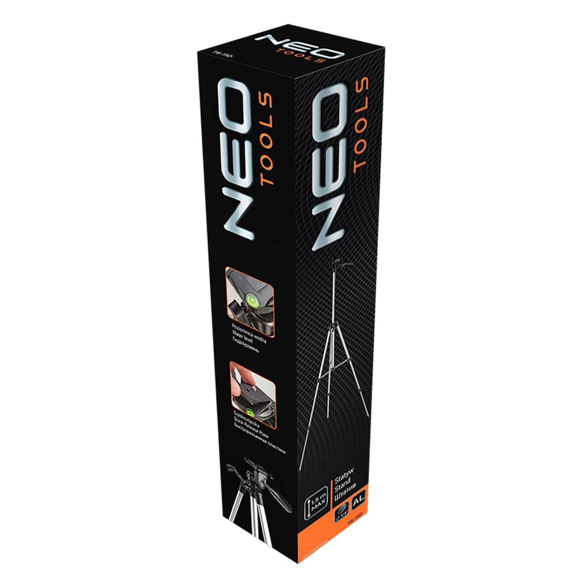 

Statyw aluminiowy 1.5 m 1/4" do laserów krzyżowych