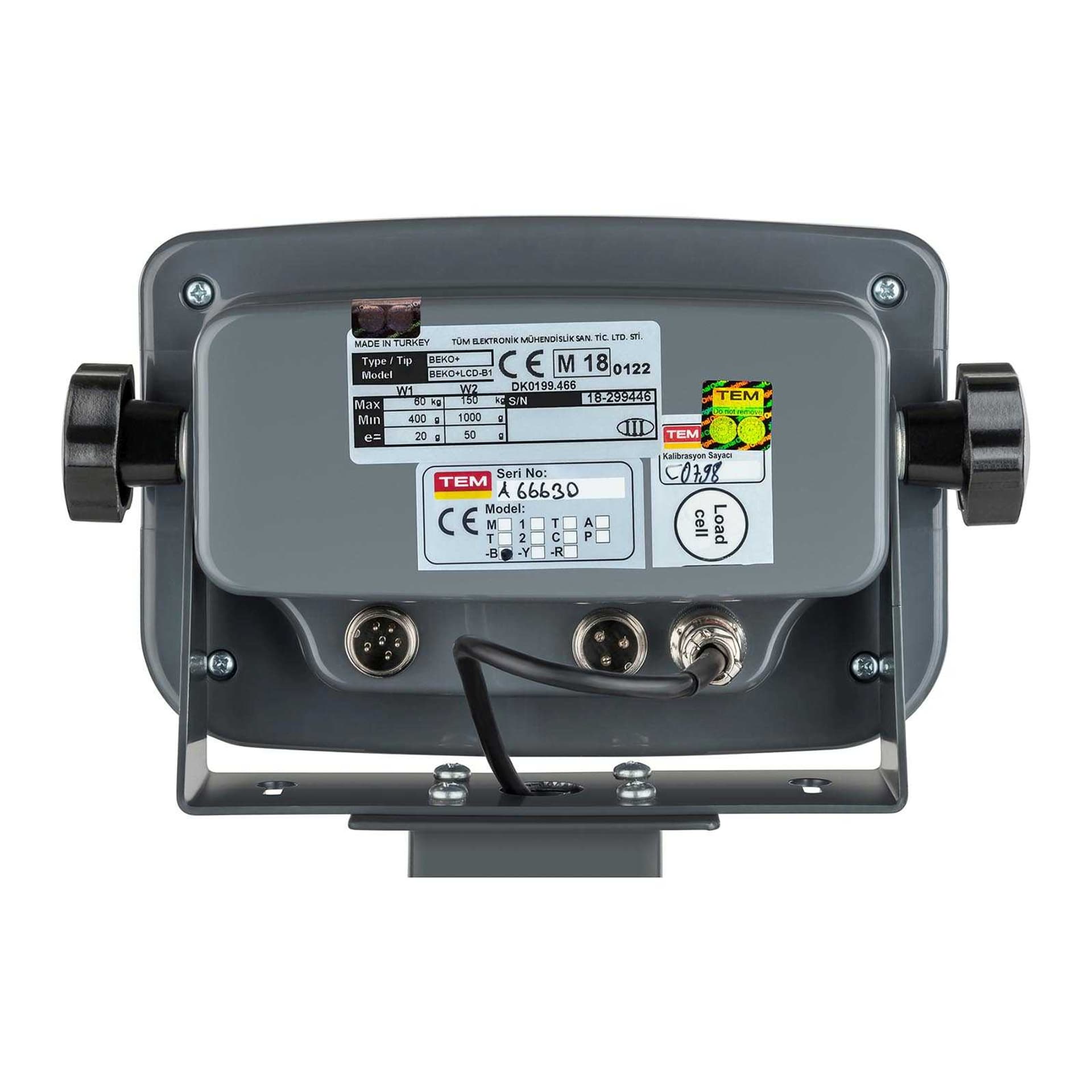 

Waga platformowa magazynowa zalegalizowana BEKO+ TEM RS232 150kg / 50g