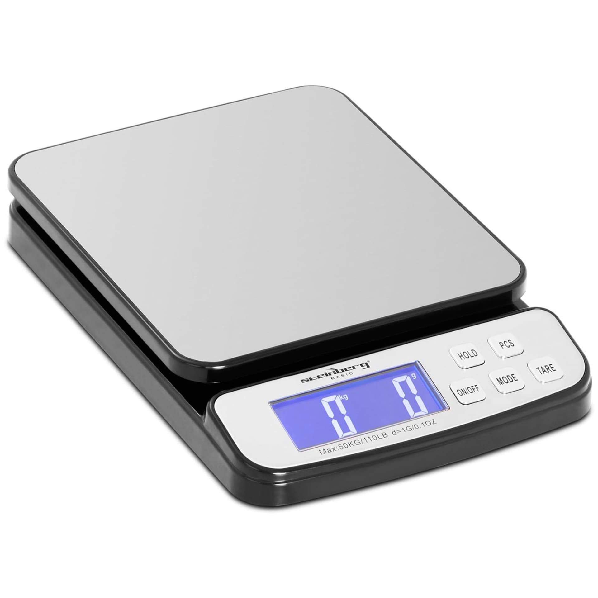 

Waga pocztowa do paczek i listów LCD do 50 kg / 1 g