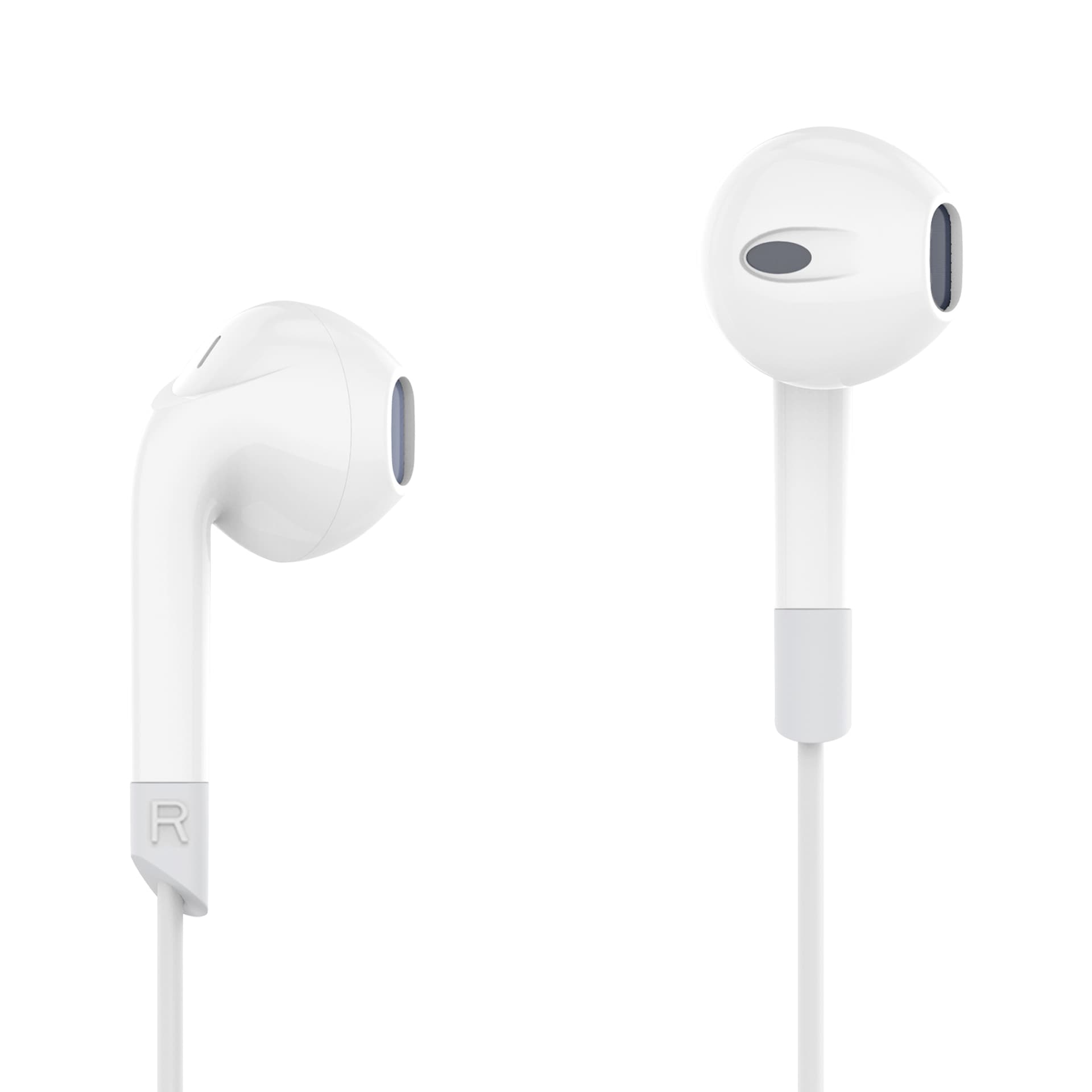 

Słuchawki douszne z mikrofonem na USB-C Kruger&Matz C2 białe