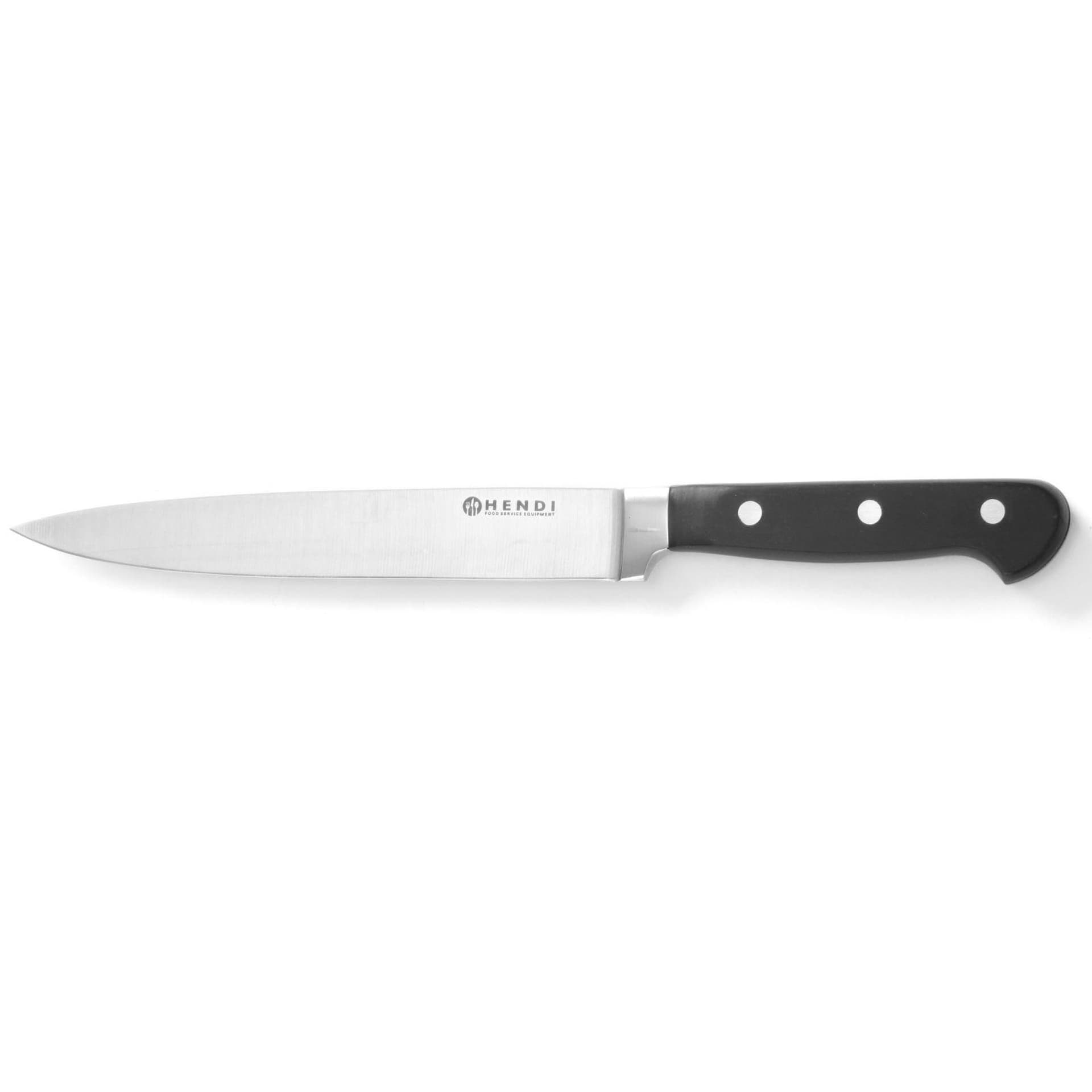 

Profesjonalny nóż rzeźniczy do mięsa kuty ze stali Kitchen Line 200 mm - Hendi 781340