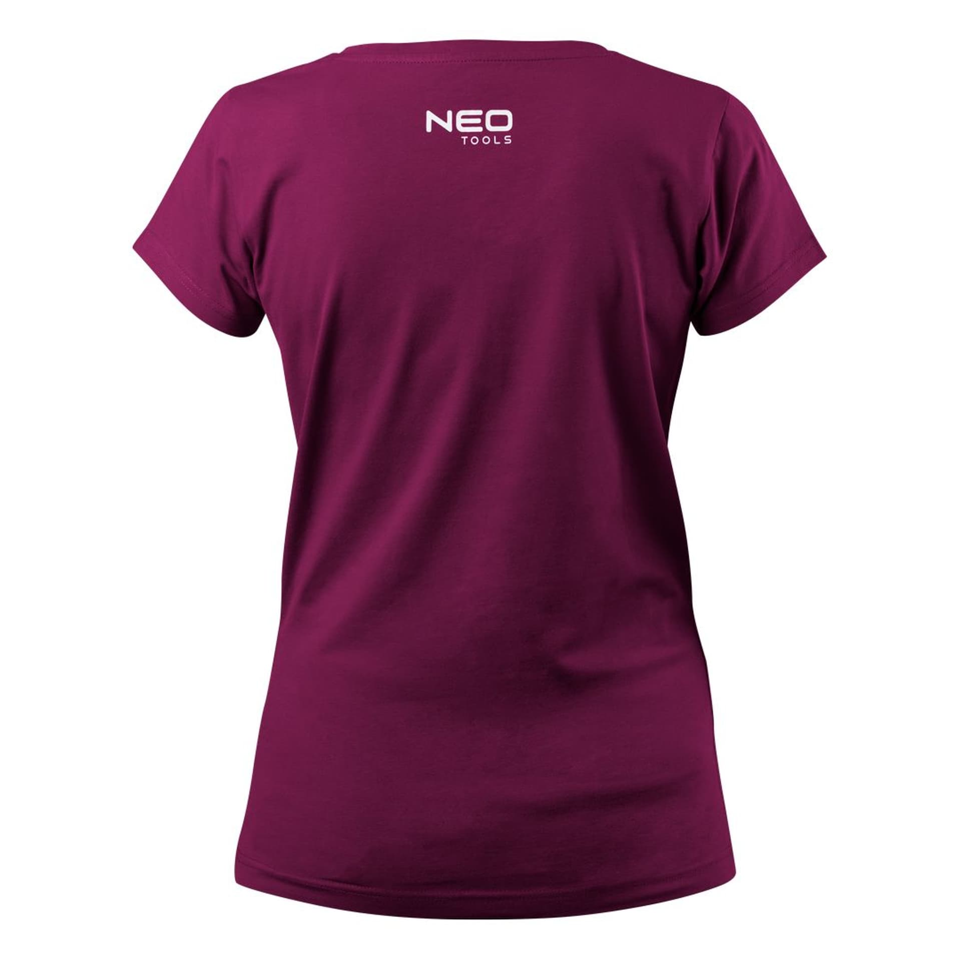

T-shirt damski bordowy, rozmiar M