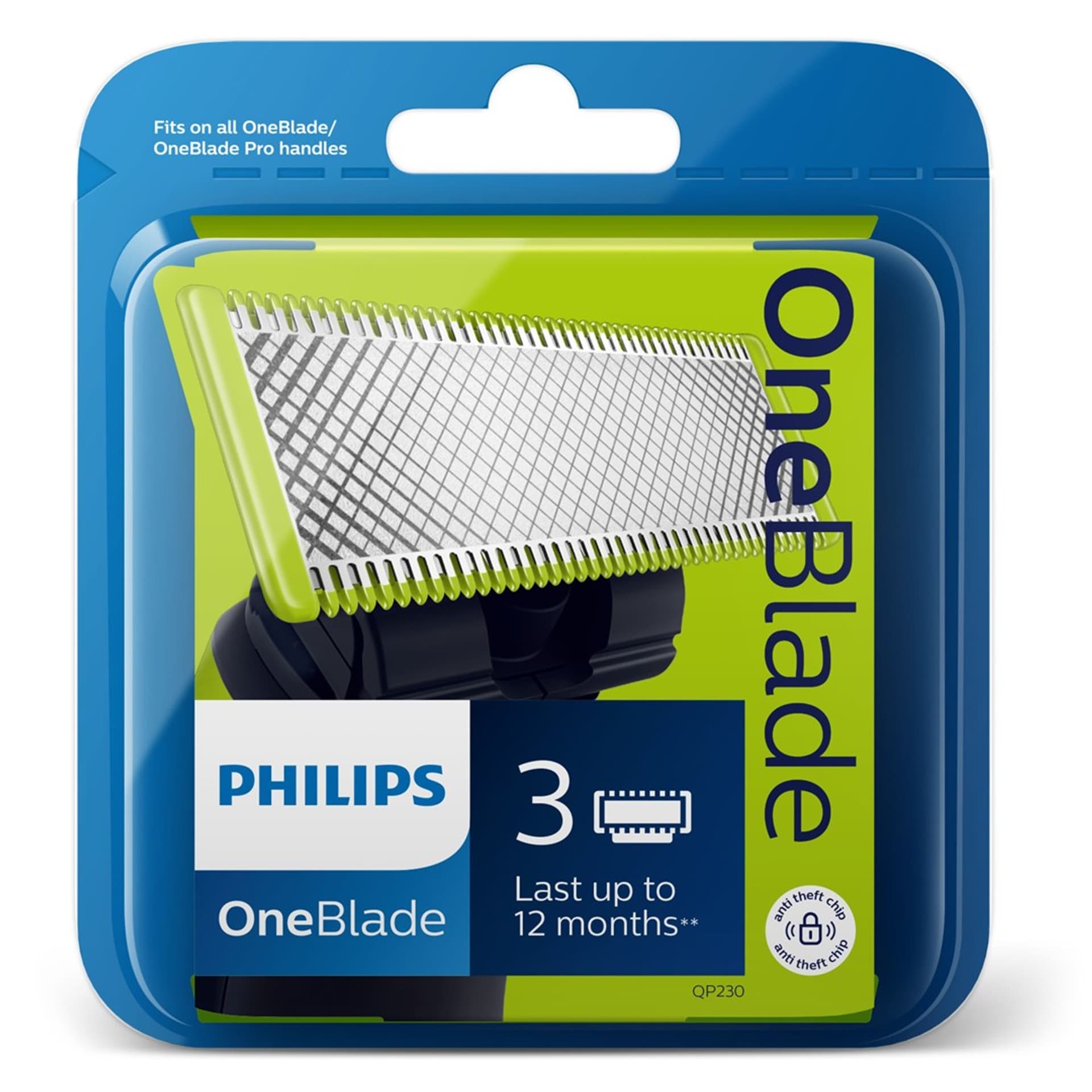 

Wymienne ostrza PHILIPS QP 230/50 One Blade 3szt