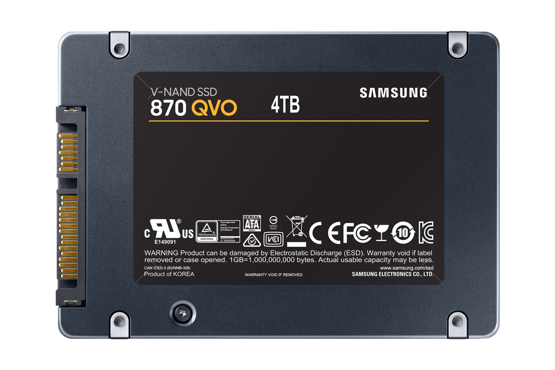 

Dysk SSD Samsung 870 QVO MZ-77Q4T0BW 4TB SATA 6