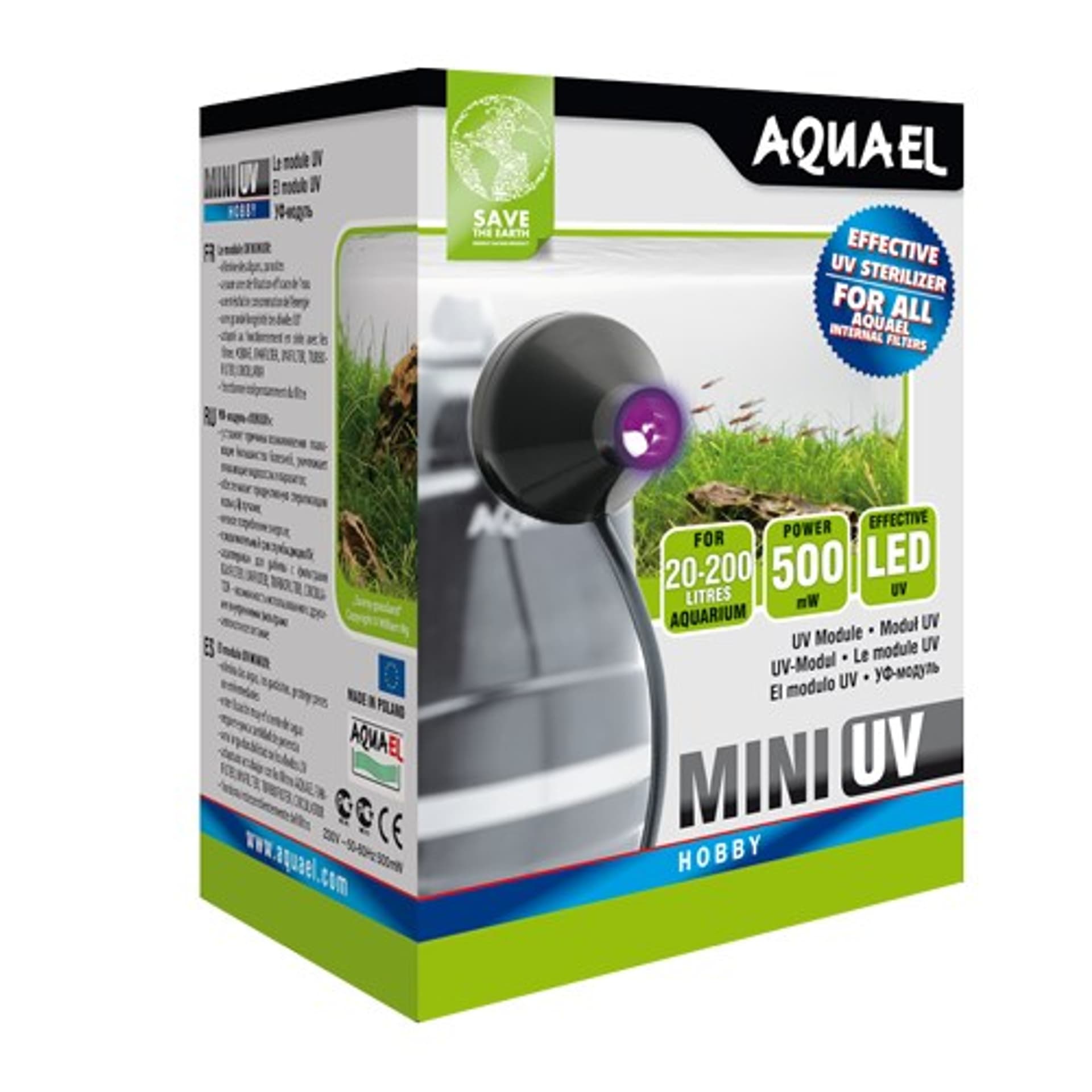 

AQUAEL STERYLIZATOR DO AKWARIUM MINI UV 109521