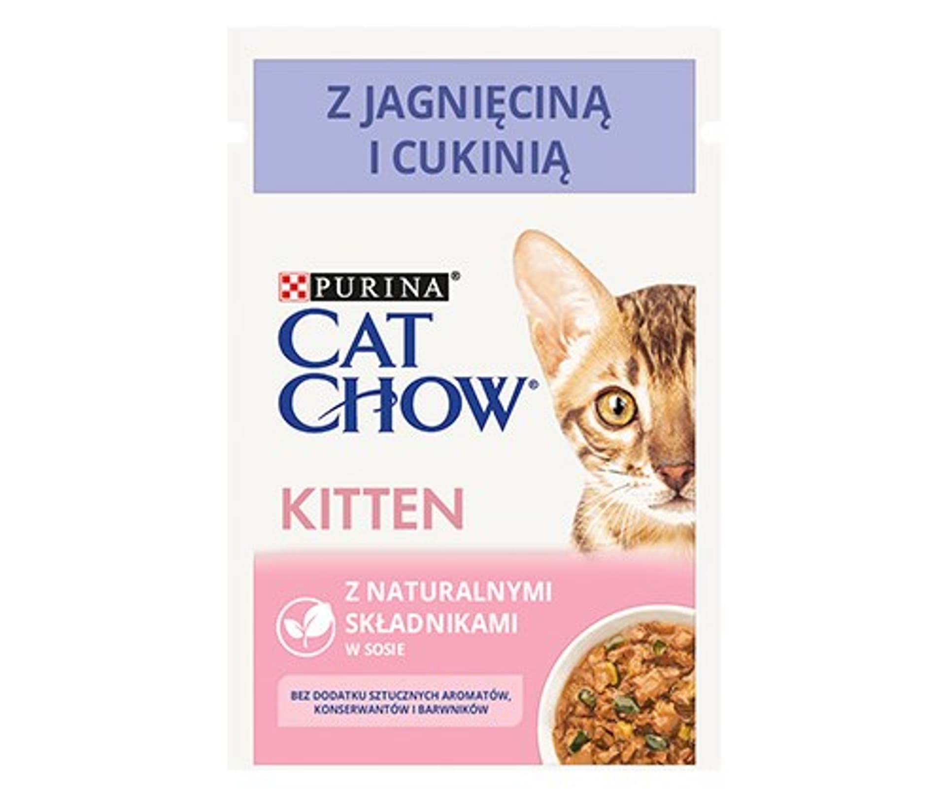 

PURINA CAT CHOW KITTEN GiJ Jagnięcina Cukinia 85g