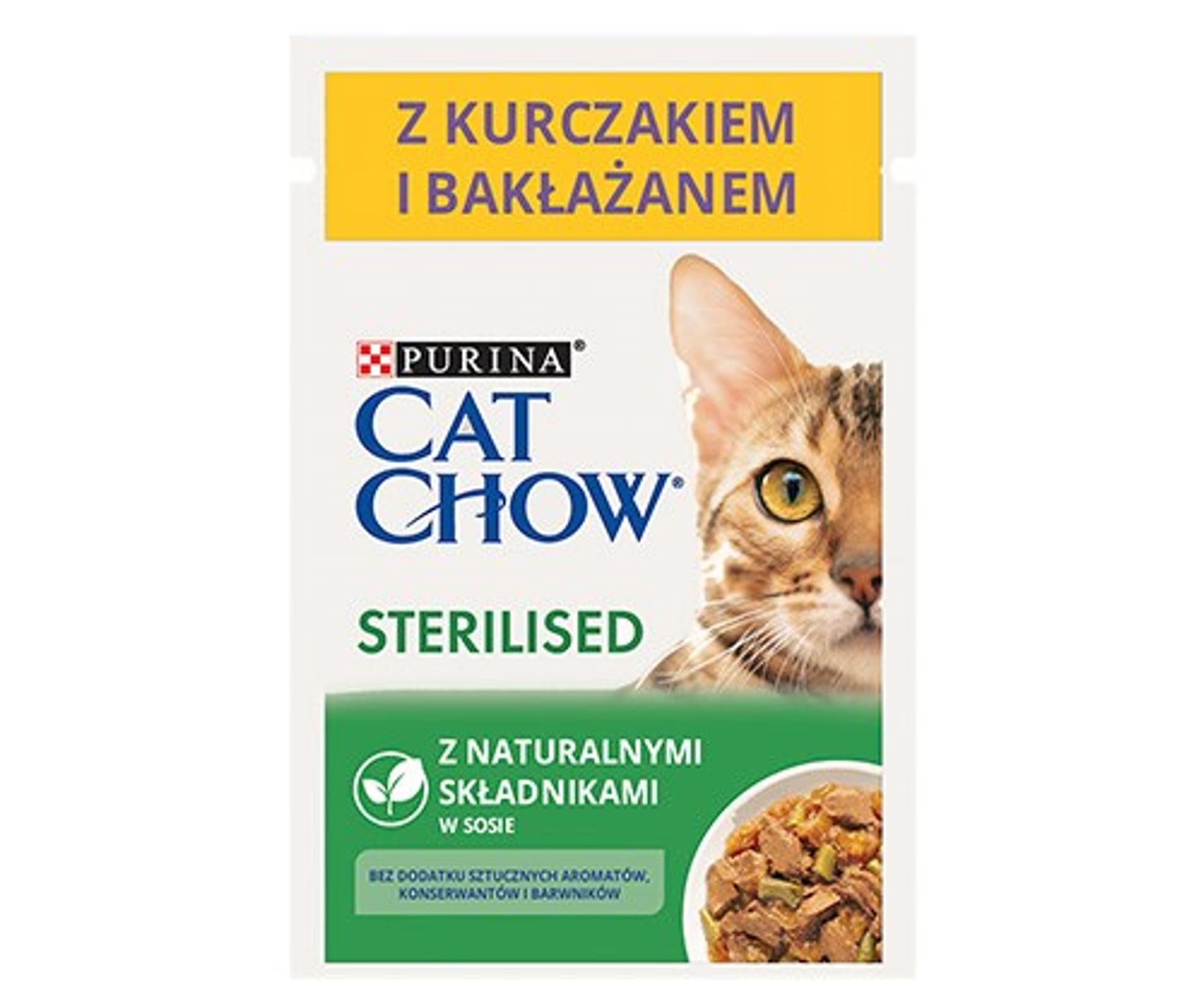 

PURINA CAT CHOW STERILISED Kurczak z bakłażanem 85g