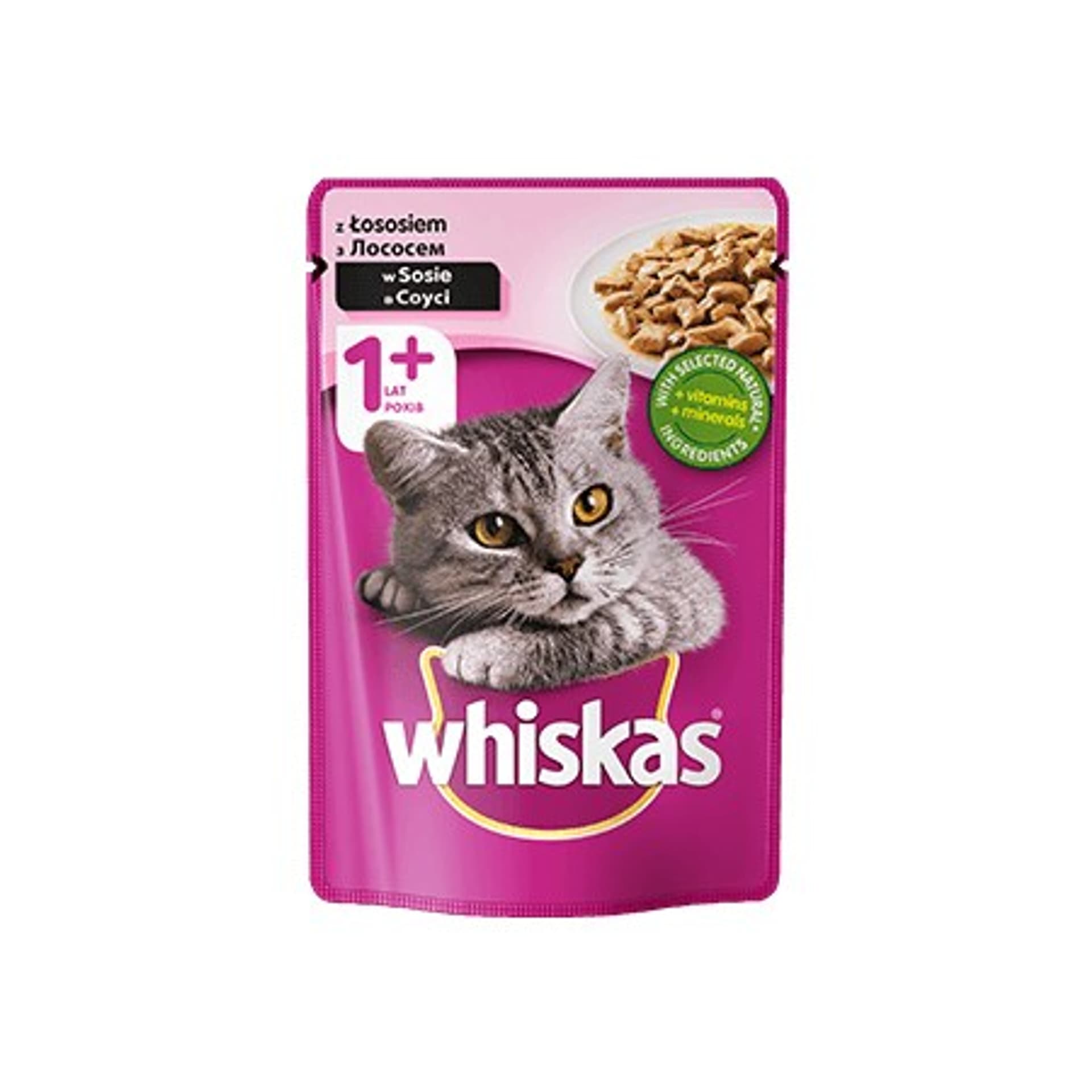 

WHISKAS Adult Łosoś w sosie - saszetka 100g