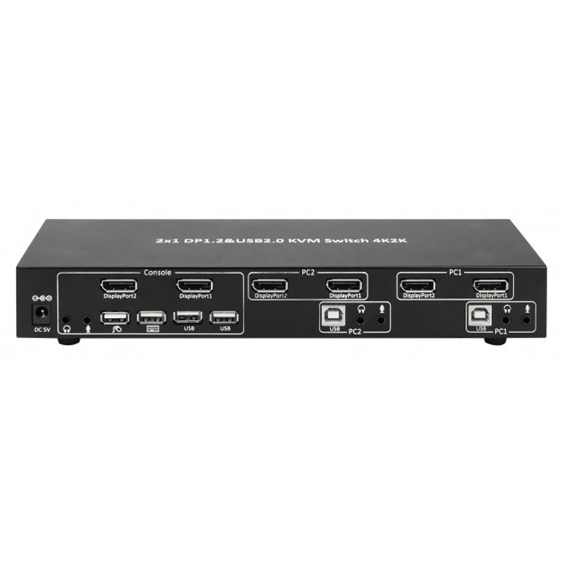

TECHLY PRZEŁĄCZNIK KVM DISPLAYPORT/USB 2X1 DUAL HE
