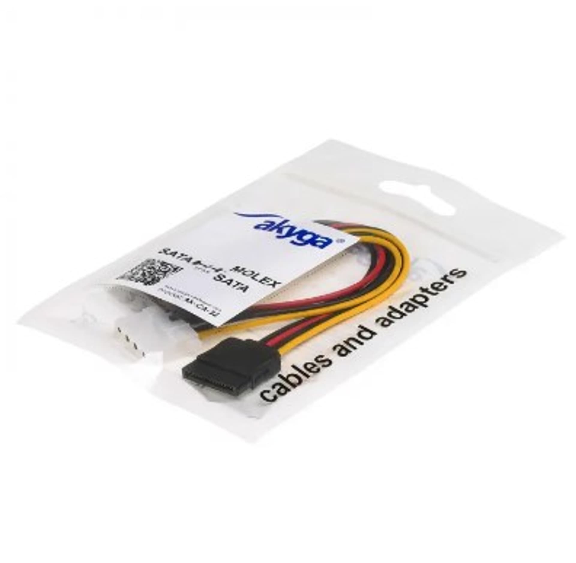 

Kabel Akyga AK-CA-32 (SATA - Molex 4-pin, SATA ; 0,15m; wielokolorowy)