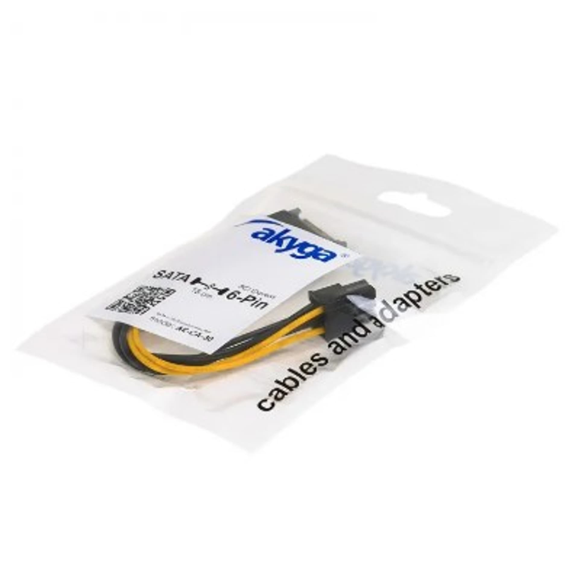 

Kabel Akyga AK-CA-30 (SATA - PCI-E 6-Pin M; 0,15m; kolor czarny)