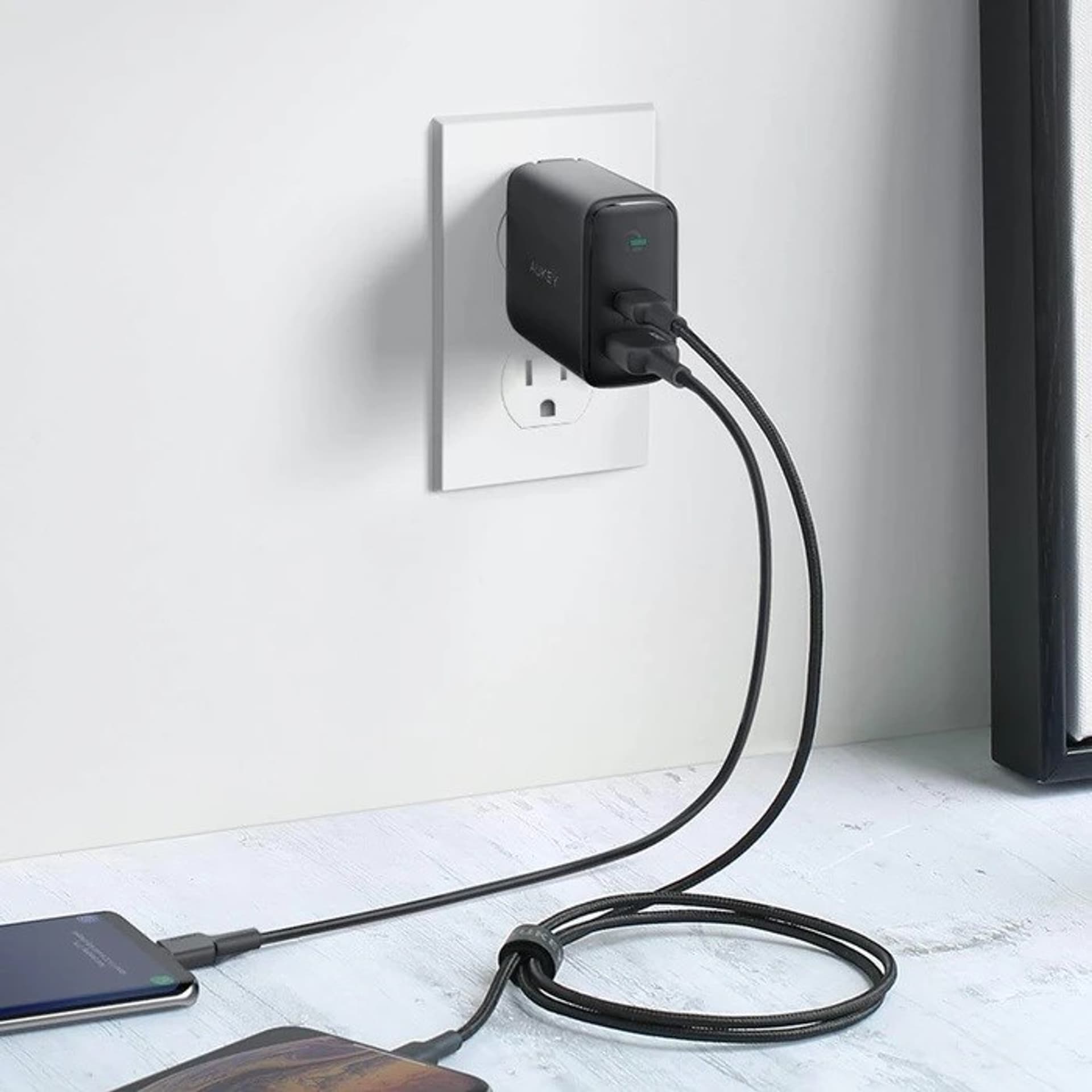 

AUEKY PA-D3 ŁADOWARKA SIECIOWA 60W 2XUSB-C PD 3.0