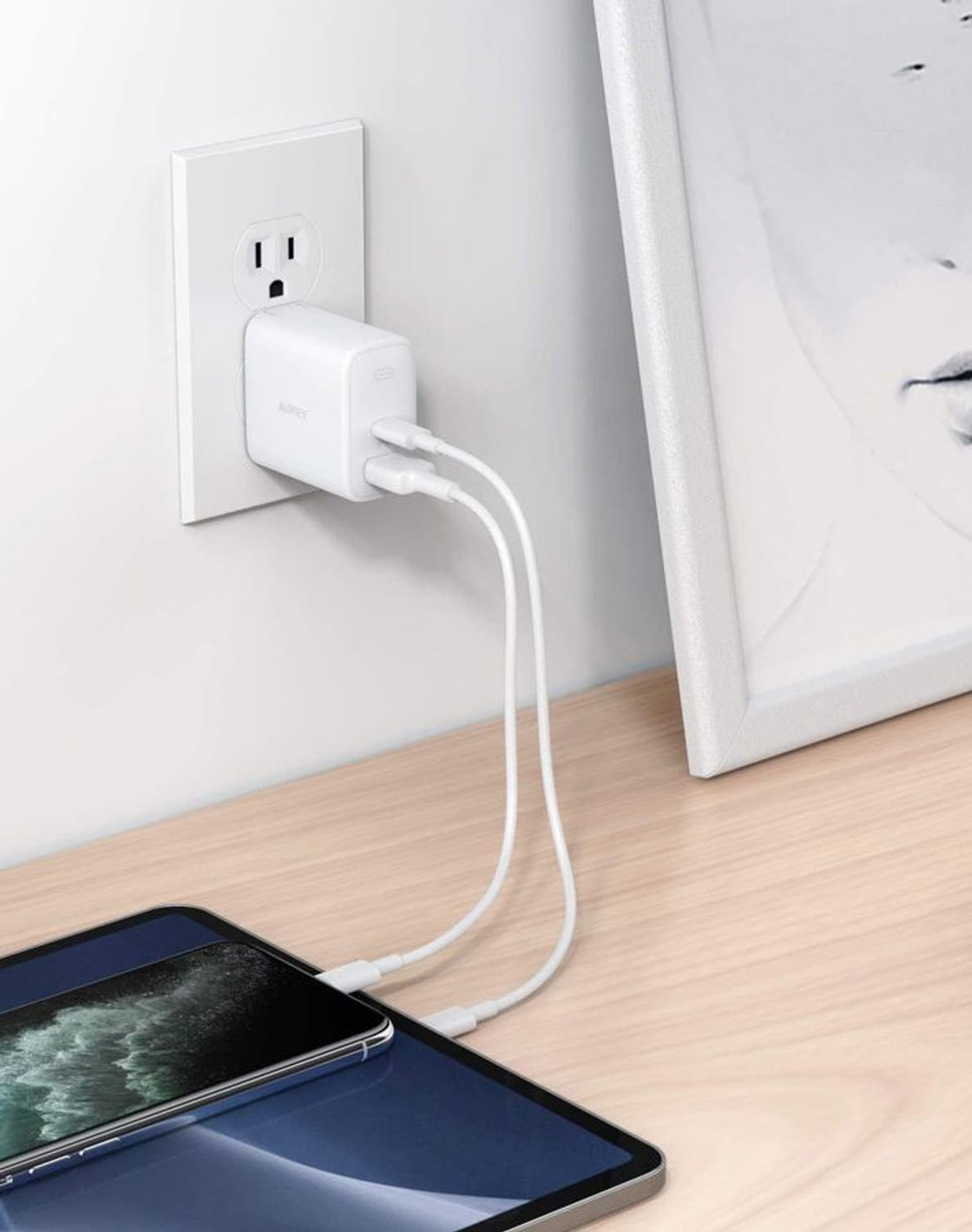 

AUEKY PA-F3S ŁADOWARKA SIECIOWA 32W 2XUSB-C PD 3.0