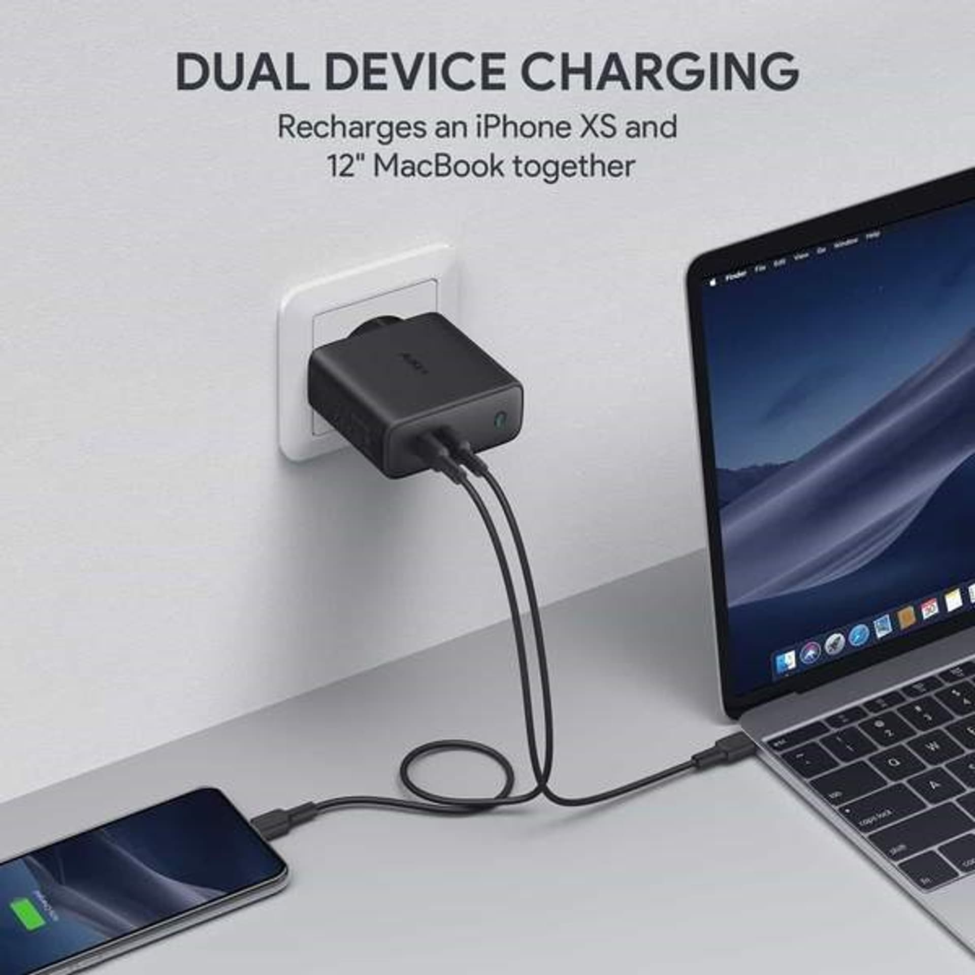 

AUEKY PA-D5 ŁADOWARKA SIECIOWA 63W 2XUSB PD 3.0