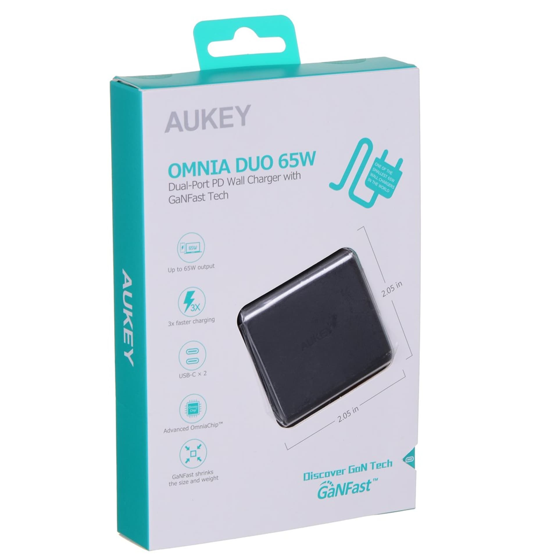 

AUEKY PA-B4 ŁADOWARKA SIECIOWA 65W 2XUSB-C PD 3.0
