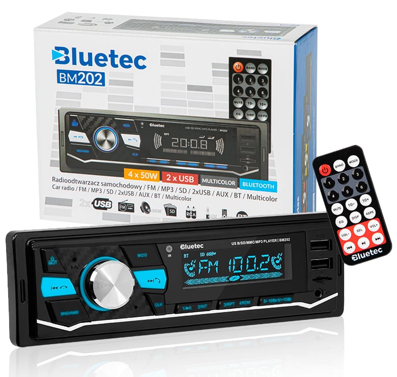 Radio Bluetec BM202 mp3, USB, Micro SD, Bluetooth