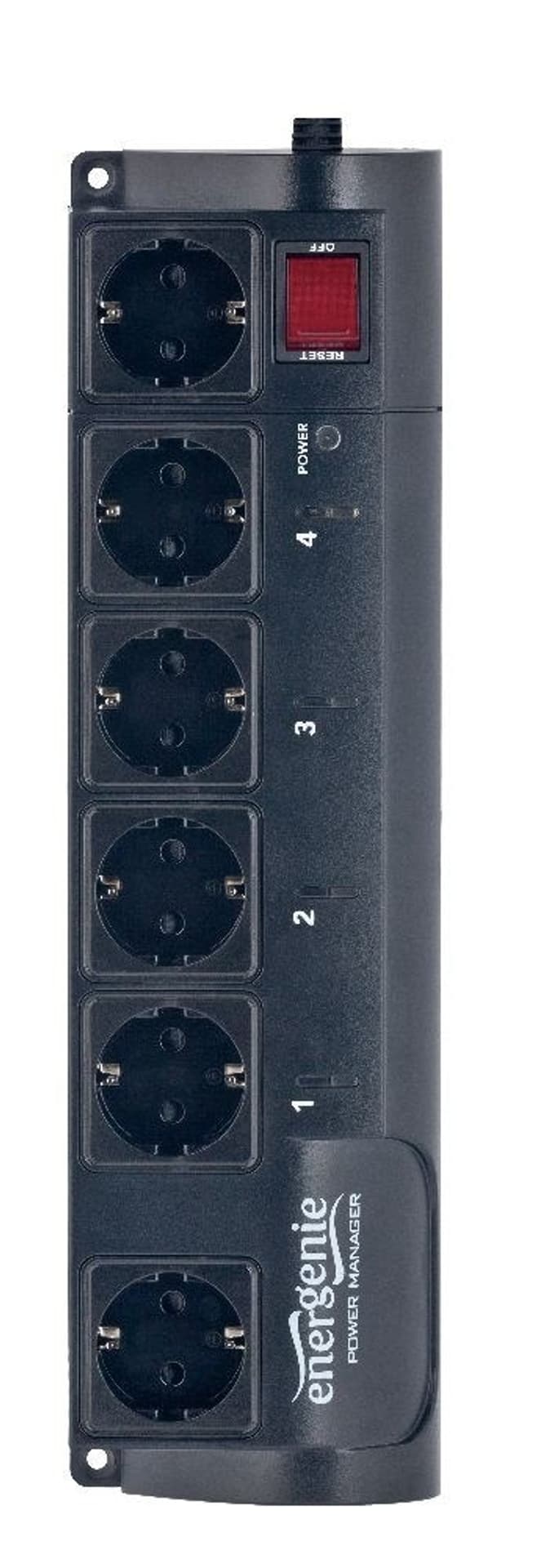 

Listwa zasilająca ENERGENIE EG-PM2 (6 x UTE; 1,8m; kolor czarny)