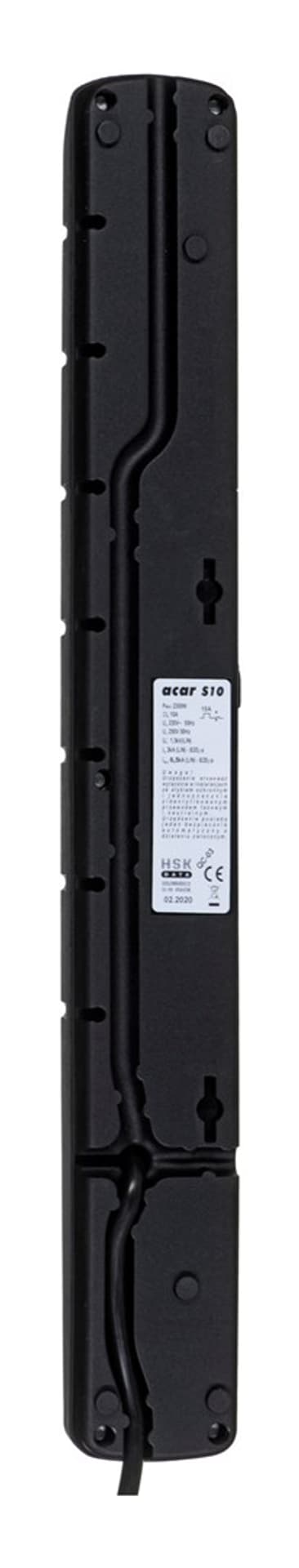 

Listwa zasilająca HSK DATA ALP-ACARS10---0N (1,5m; kolor czarny)