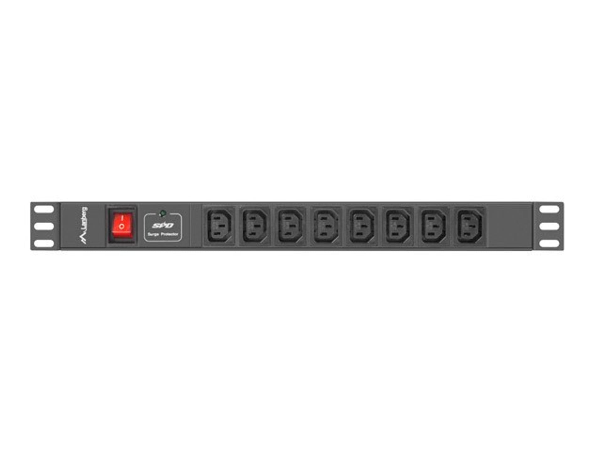 

LANBERG LISTWA ZASILAJĄCA RACK 19" PDU PDU-08I-0200-C20-BK (1U, 16A, 8X IEC C13, 2M, WTYK C20)