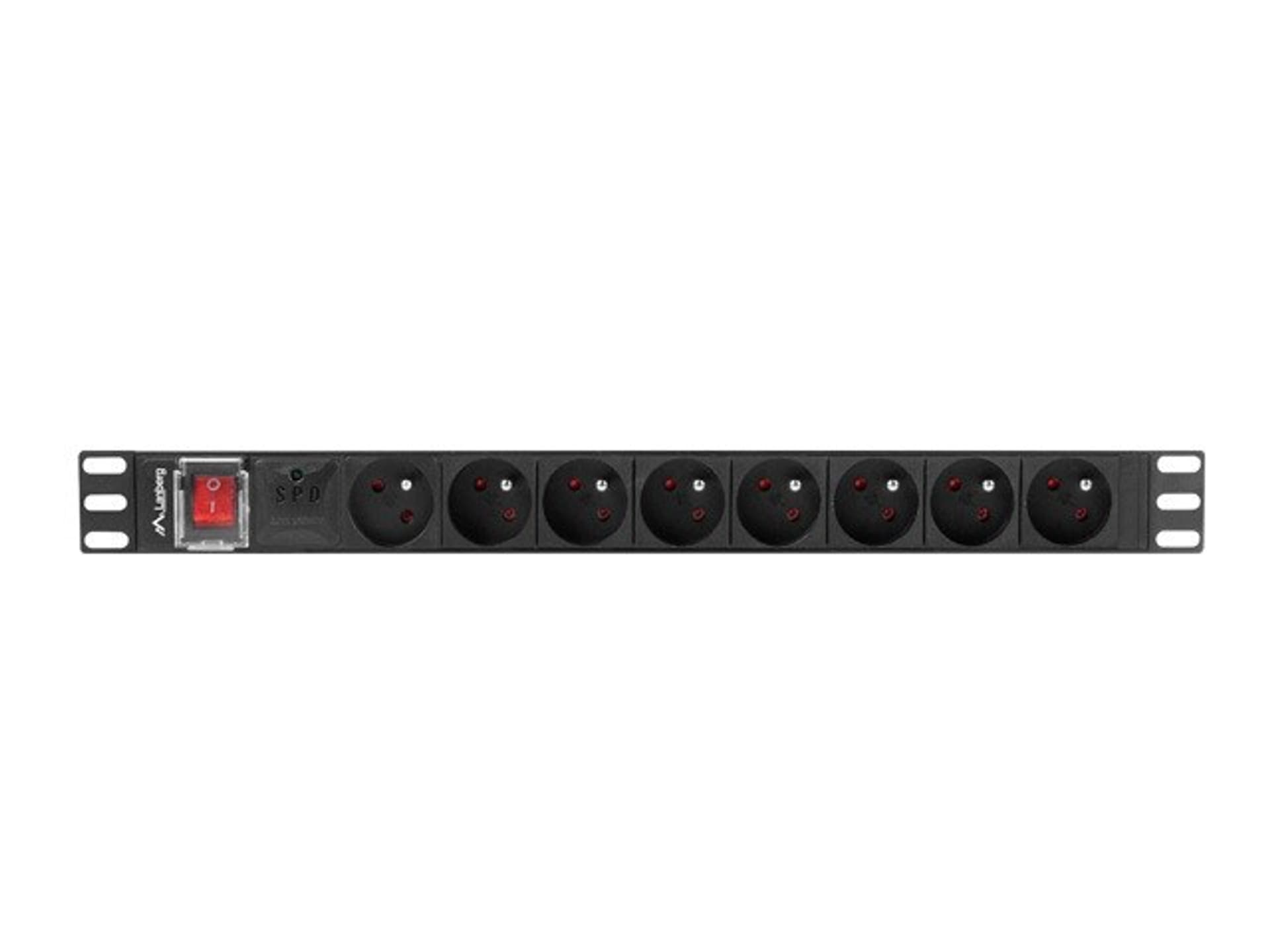 

LANBERG LISTWA ZASILAJĄCA RACK PDU PRO 19" (1U, 16A, 7X SHUKO, 2M, CZARNA) PDU-PRO-07F-0200-BK, 1u/16a/7x shuko/2m/czarna) pdu-pro-07f-0200-b