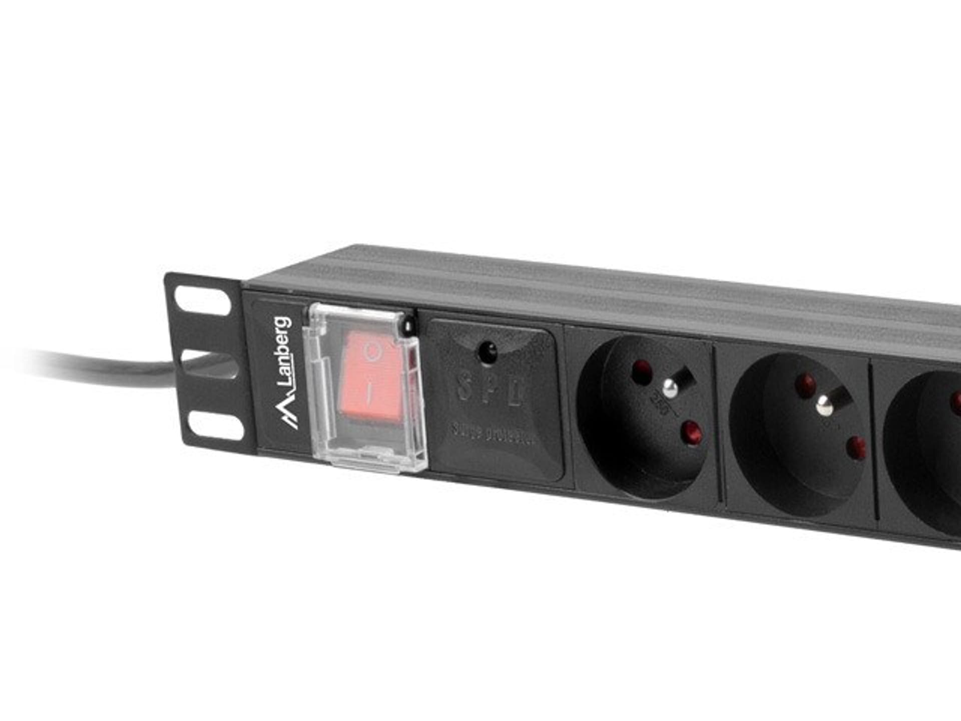 

LANBERG LISTWA ZASILAJĄCA RACK PDU 19" (1U, 16A, 6X 230V PL, 2M, CZARNA) PDU-06E-0200-BK, 1u/16a/6x 230v pl/2m/czarna) pdu-06e-0200-b