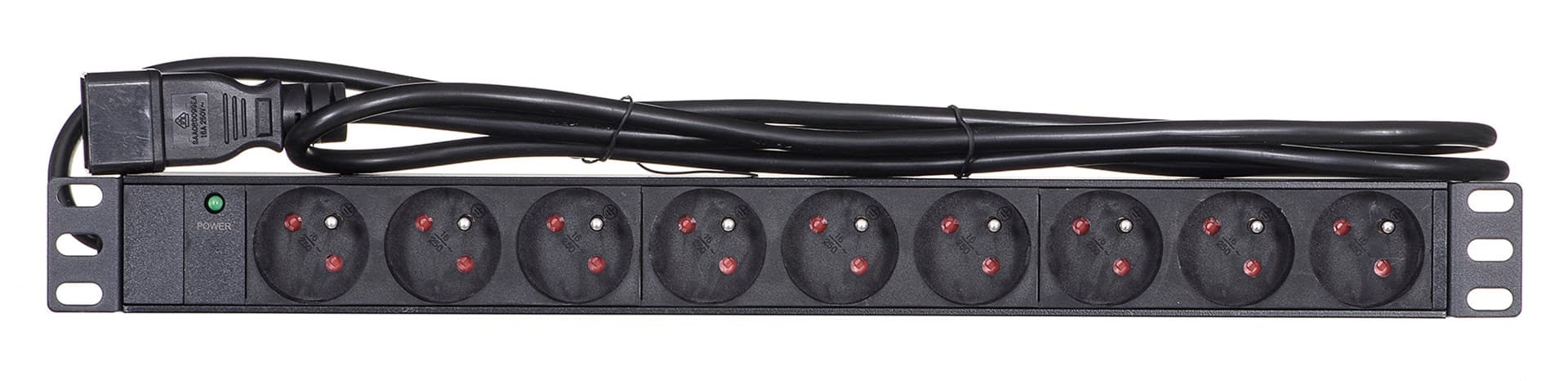 

Listwa zasilająca 19" 9xCEE 7/5 wtyk C20