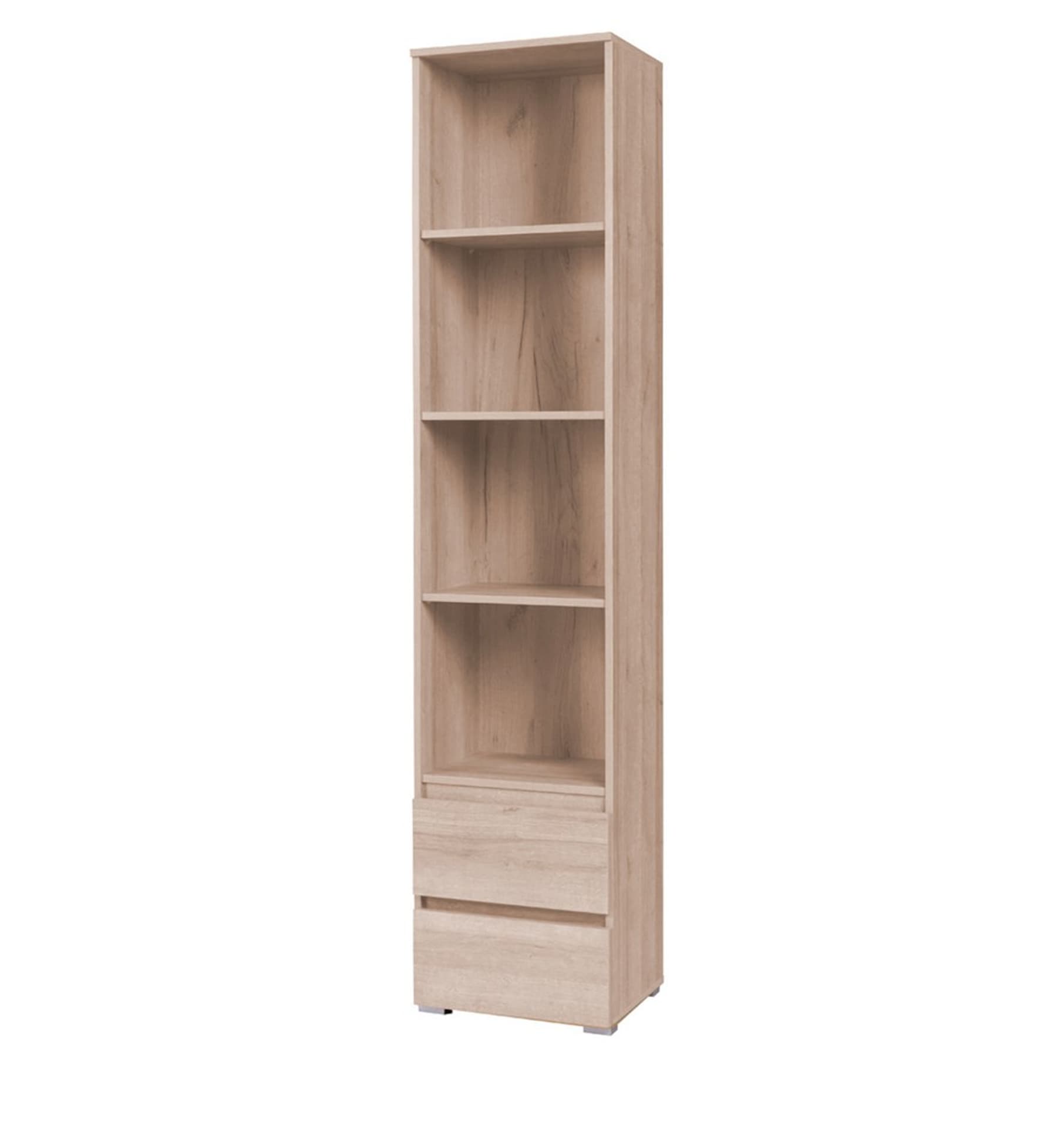

Regał wąski C1 H.204x45x34 COCO dąb sonoma