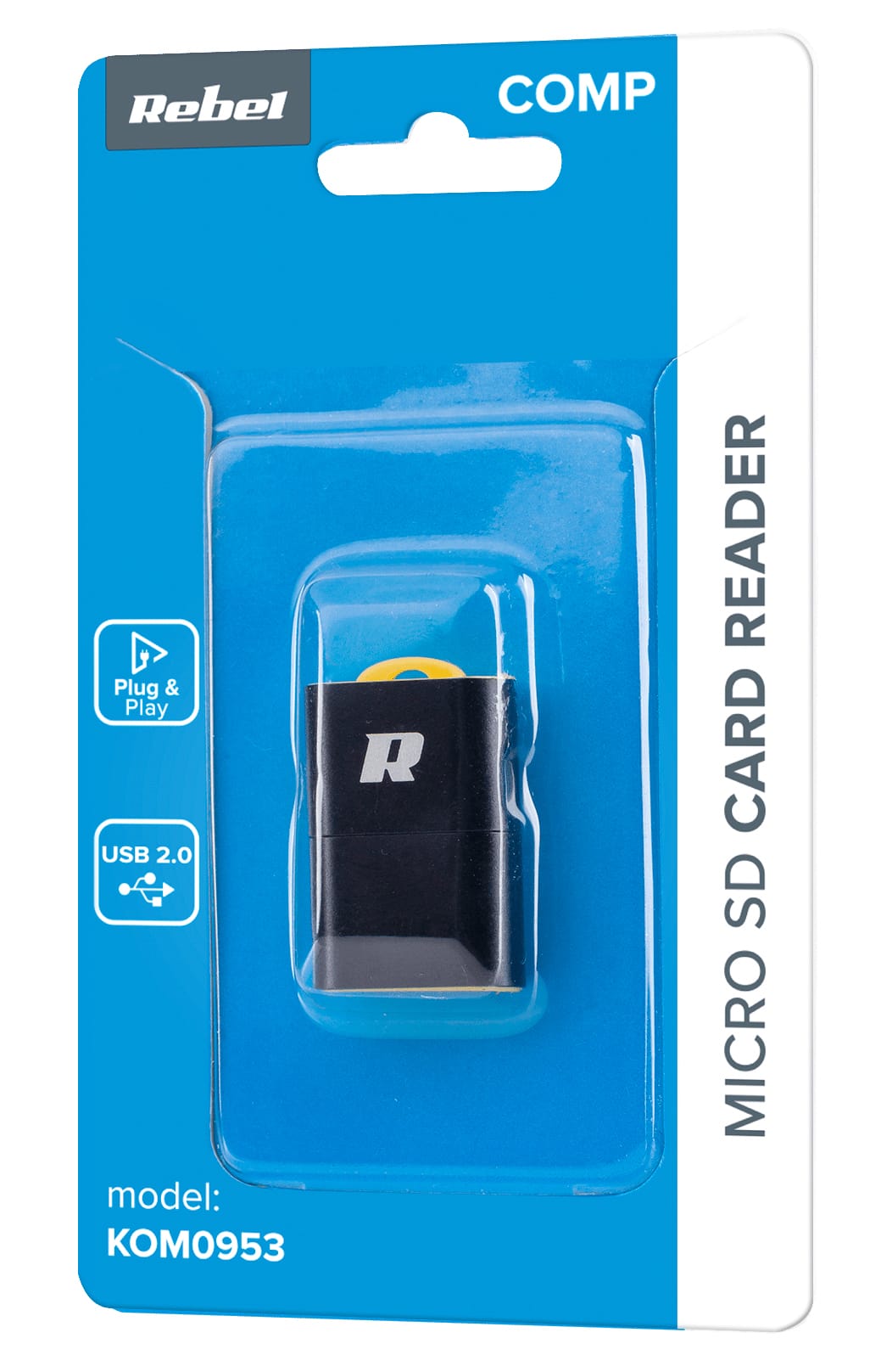 Czytnik kart microSD Rebel R60 mini na USB