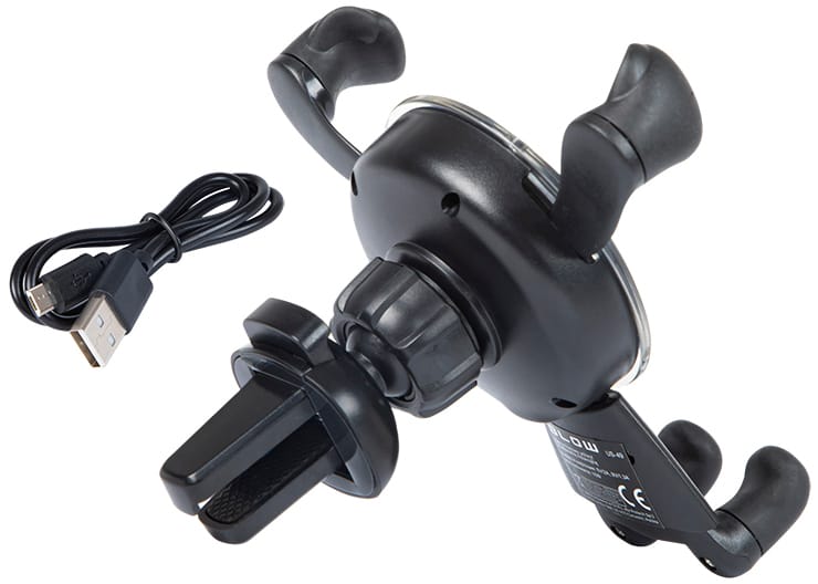 Uchwyt samochodowy z ładowarka indukcyjną Blow US-49