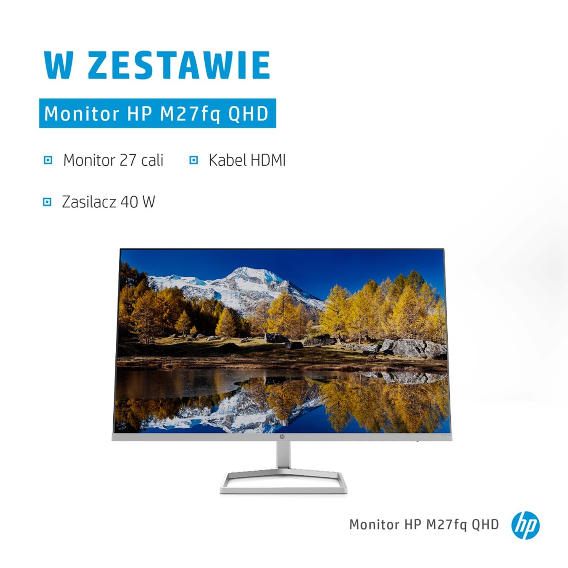 

MONITOR HP LED, IPS 27" M27fq (2H4B5E9)