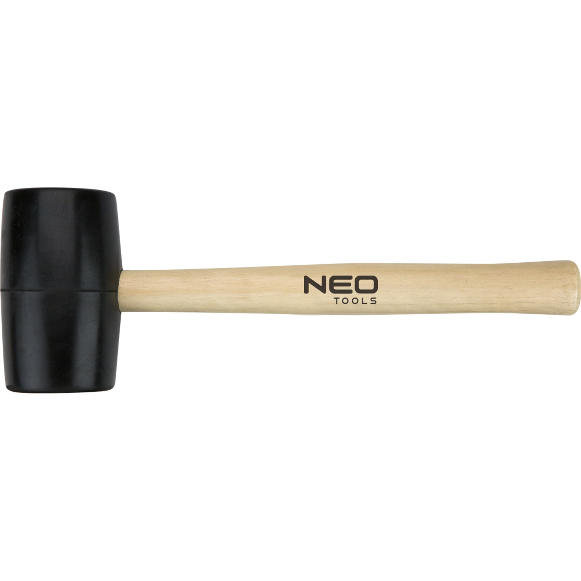 

Młotek gumowy 50 mm/340 g, trzonek drewniany