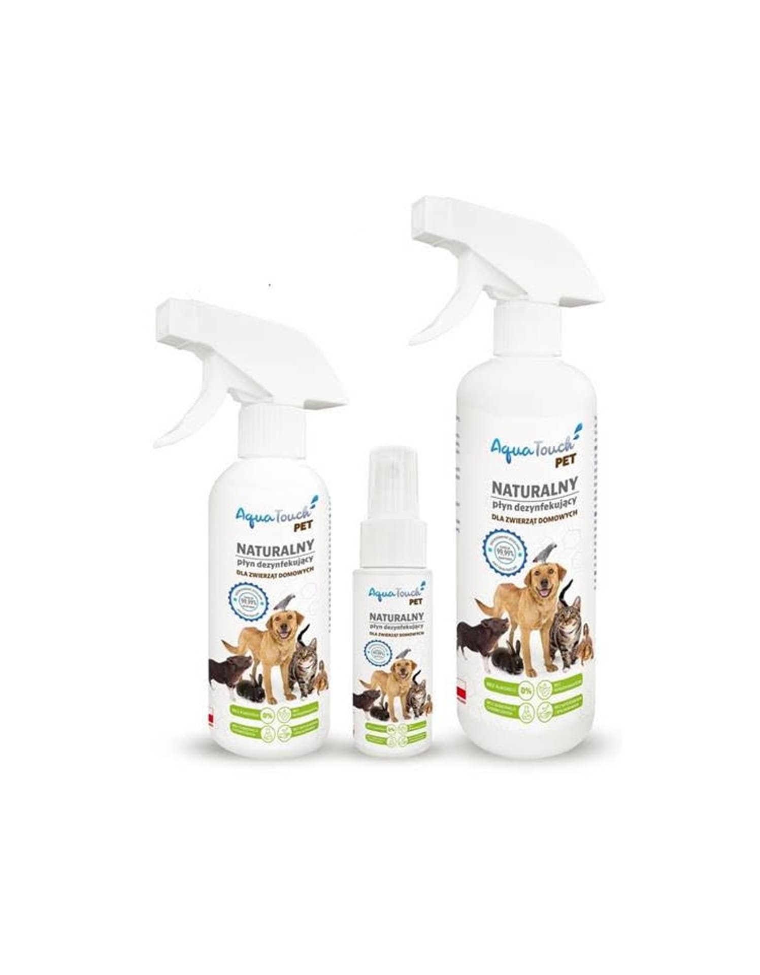 

AQUATOUCH PET Naturalny płyn dezynfekujący dla zwierząt domowych 50ml