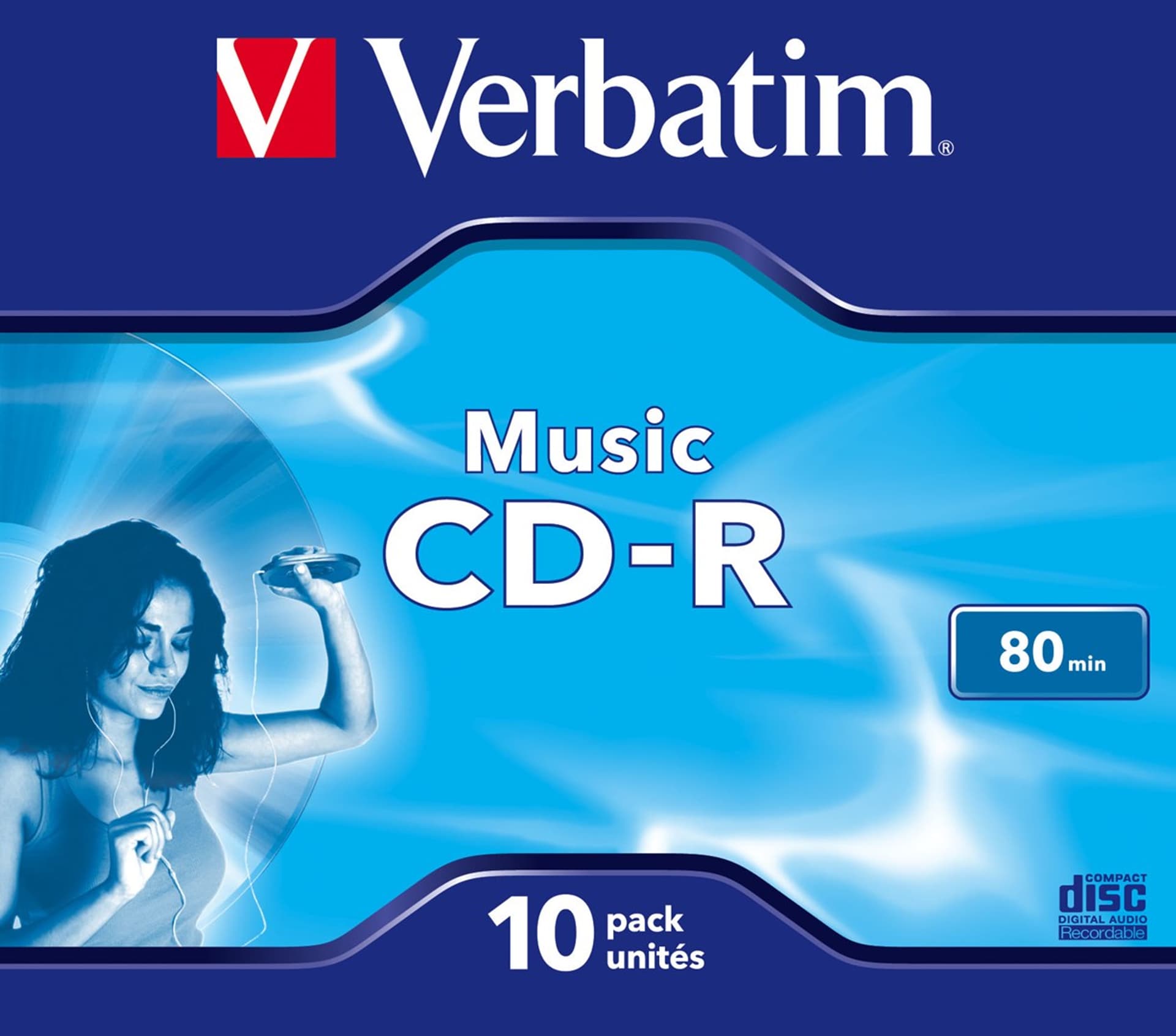 

Płyta CD Verbatim 43365 (700MB; 4x; 10szt.; Jewel Case)