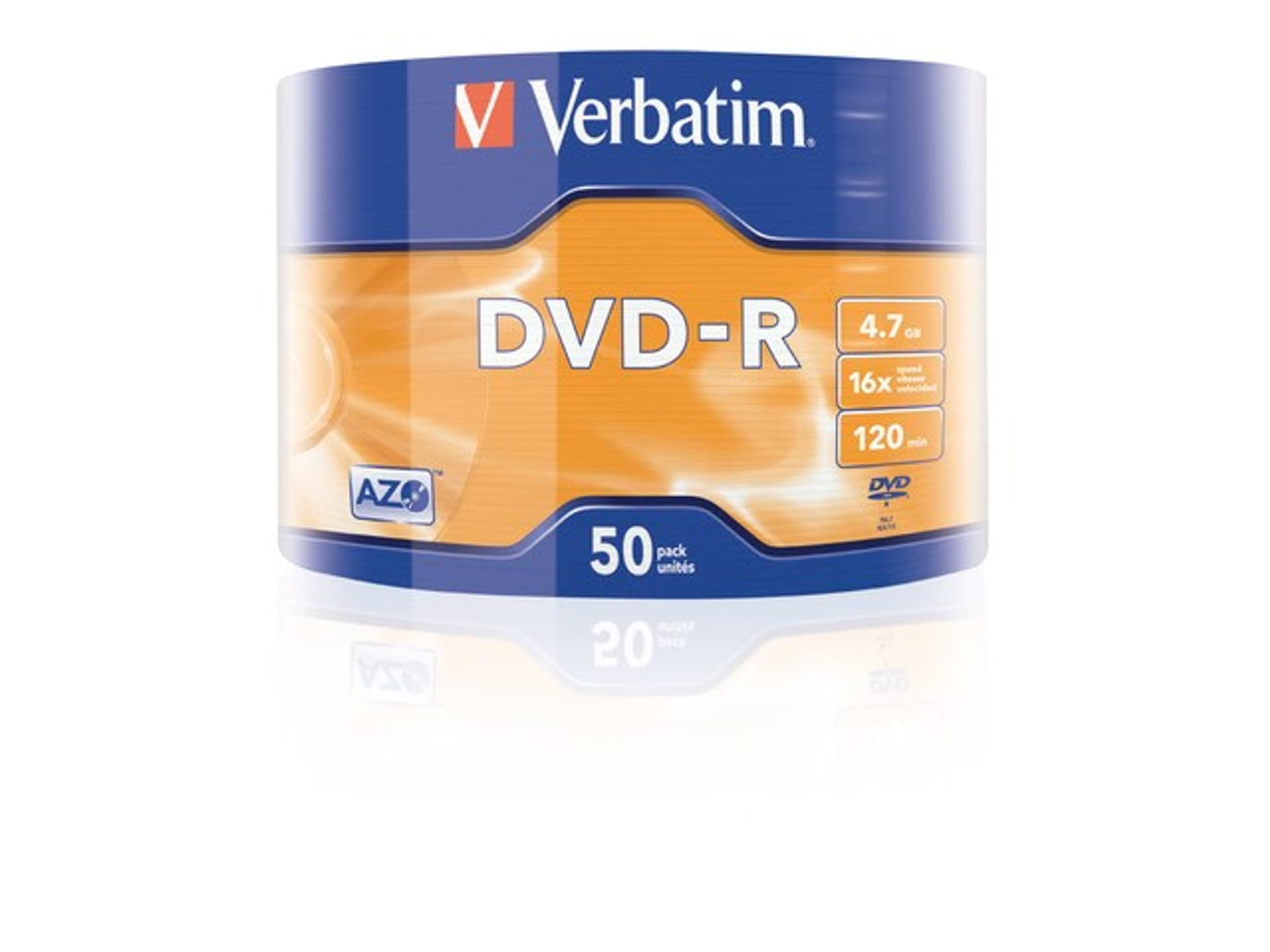 

Płyta DVD Verbatim 43788 (4,7GB; 16x; 50szt.; Spindle)