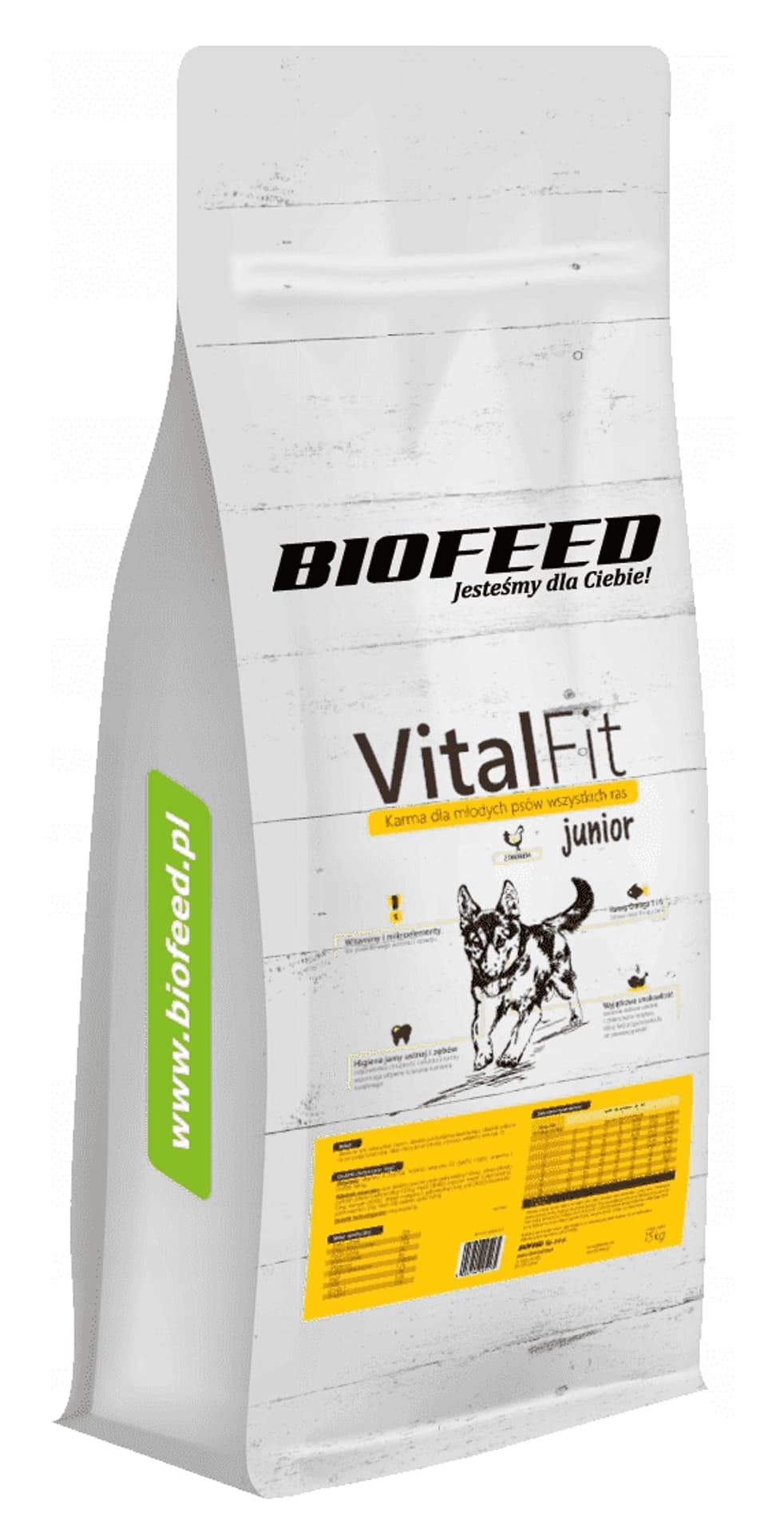

BIOFEED VITALFIT dla młodych psów wszystkich ras z drobiem 15kg