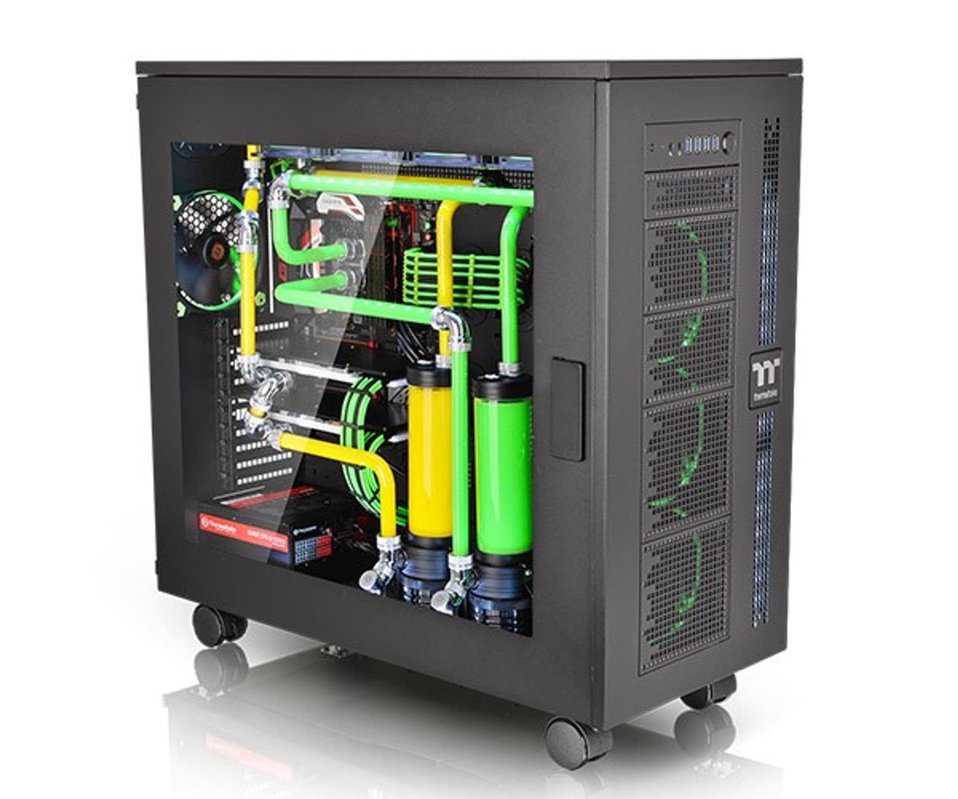 

Obudowa Thermaltake Core W100 Window CA-1F2-00F1WN-00 (ATX, Extended ATX, Micro ATX, Mini ITX, XL-ATX; kolor czarny)