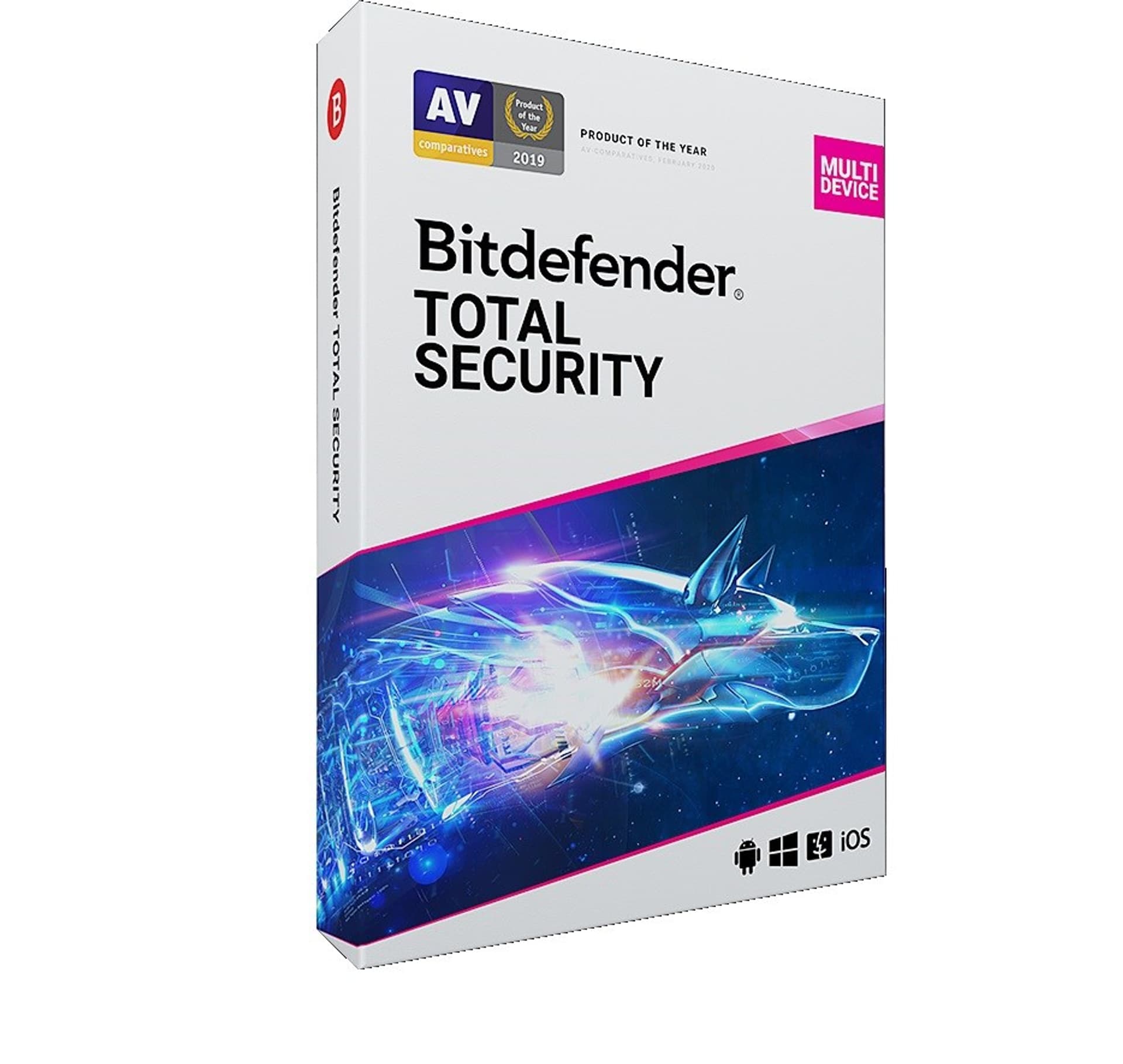 

BITDEFENDER Total Security (10 stan.; 36 miesięcy; Wersja cyfrowa; Domowa, Komercyjna)