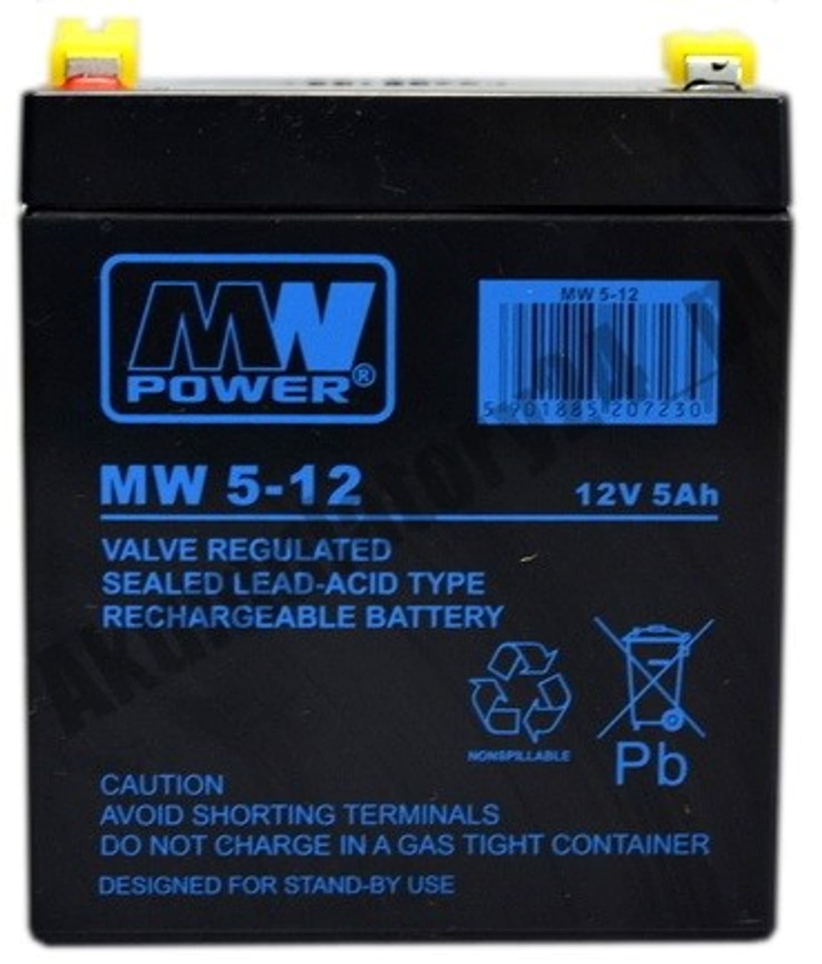 

Akumulator MPL MW 5-12L (12V 5Ah)